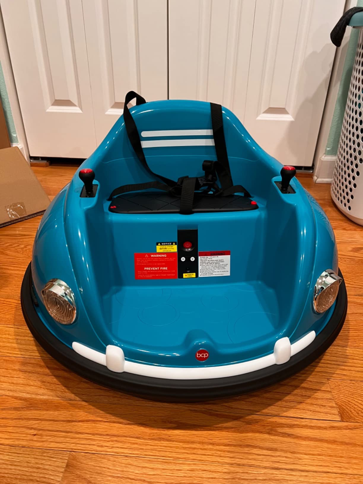 Best Choice Products 6V Electric Kids Ride On Bumpin Bumper Car, 1.5-6 Years Old, Parent Remote Control, 360 Degree Spin, Lights, Sounds - Black customer photo 2