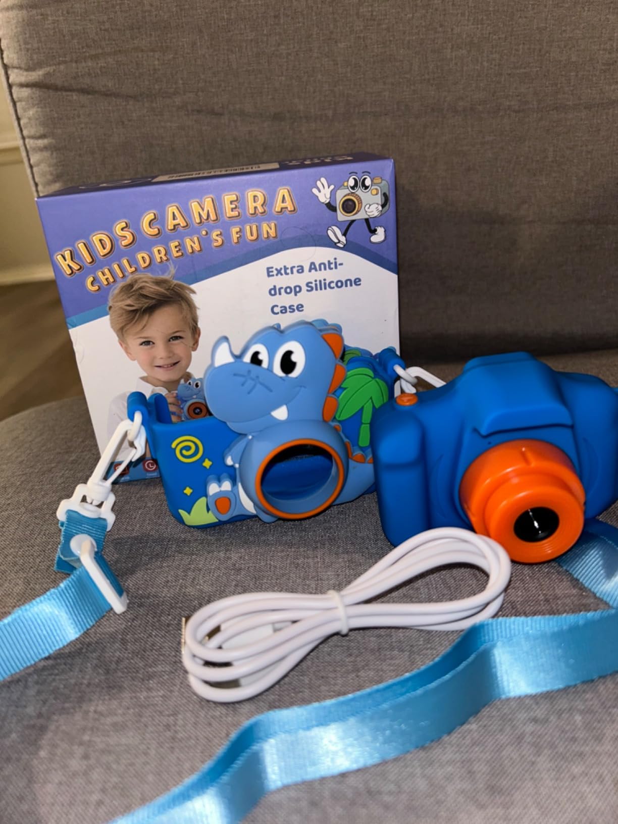 KOKODI Kids Camera Toy Digital Camera for Kids, Dinosaurs Birthday Gifts for Boys Age 3-12, 1080P HD Video Camera for Toddler, Children Toys for 3 4 5 6 7 8 9 Year Old Boys customer photo 1