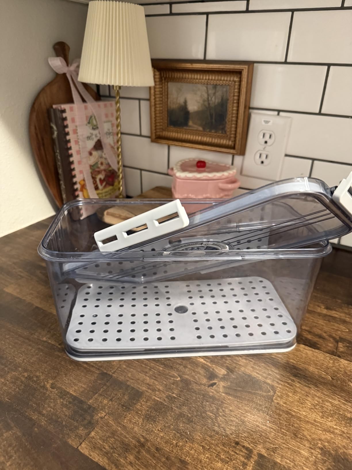 Gifhomfix Bread Box Bread Boxes for Kitchen Counter Airtight, Time Recording Bread Storage Container with Lid, Bread Keeper for Homemade Bread, Toast, Bagel, Donut and Cookies, Grey customer photo 1