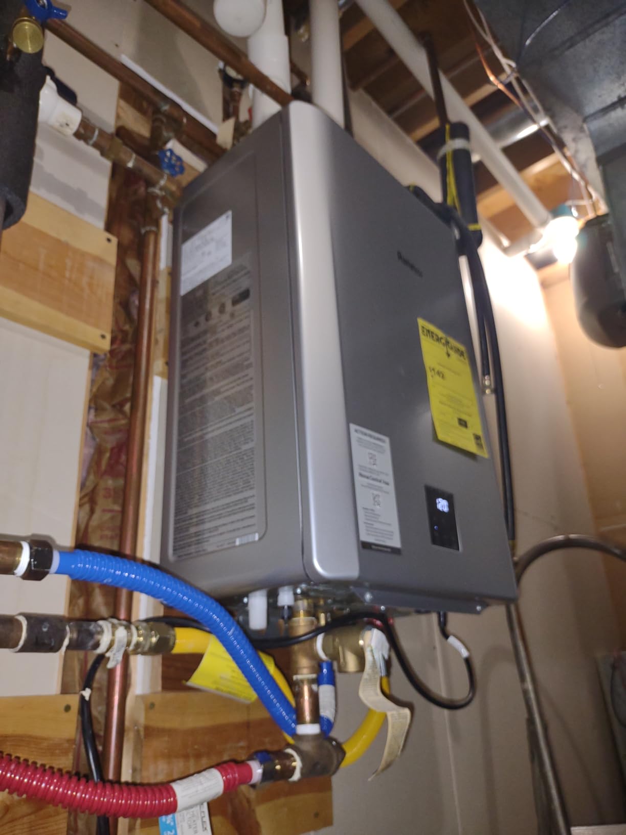 Rinnai RX130iN Condensing Smart Sense Tankless Water Heater | 7.1 GPM, 130k BTU, Natural Gas or Propane, Indoor/Outdoor Installation, Endless Hot Water customer photo 2