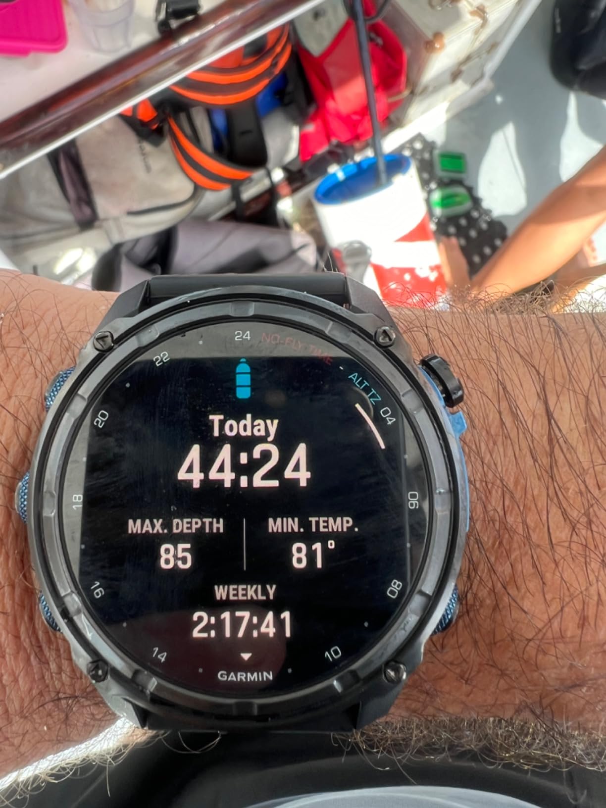 Garmin Descent™ Mk3i, Watch-Style Dive Computer, 43mm, French Gray customer photo 1