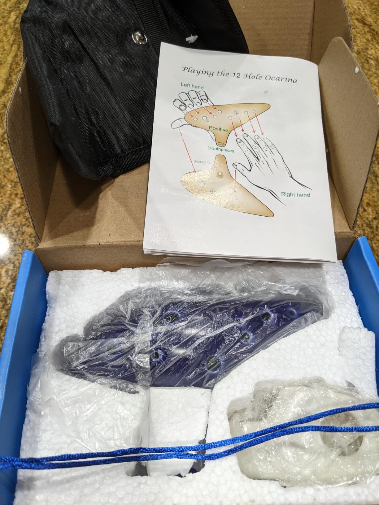 12 Hole Alto C Ocarina Instrument Hand Tuned with Storage Bag for Beginners customer photo 1