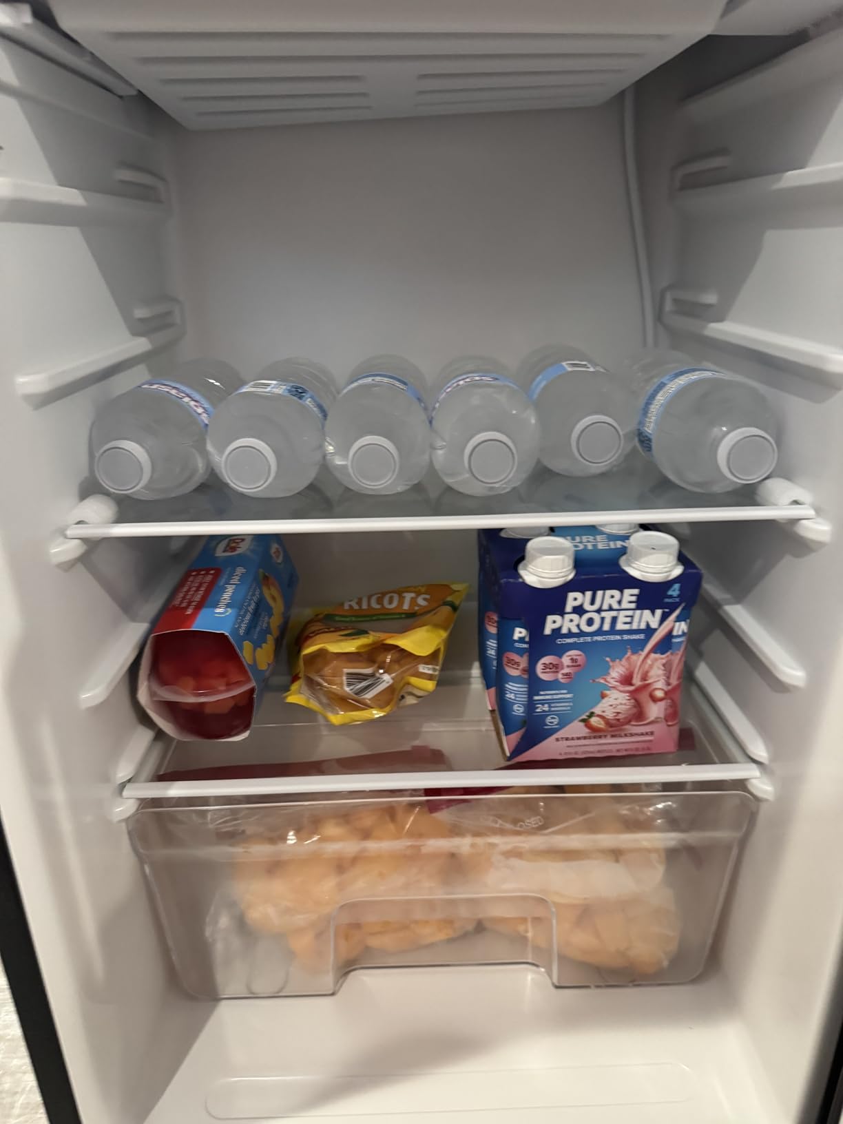 Upstreman 3.2 Cu.Ft Mini Fridge with Freezer, Red-BR321 customer photo 2