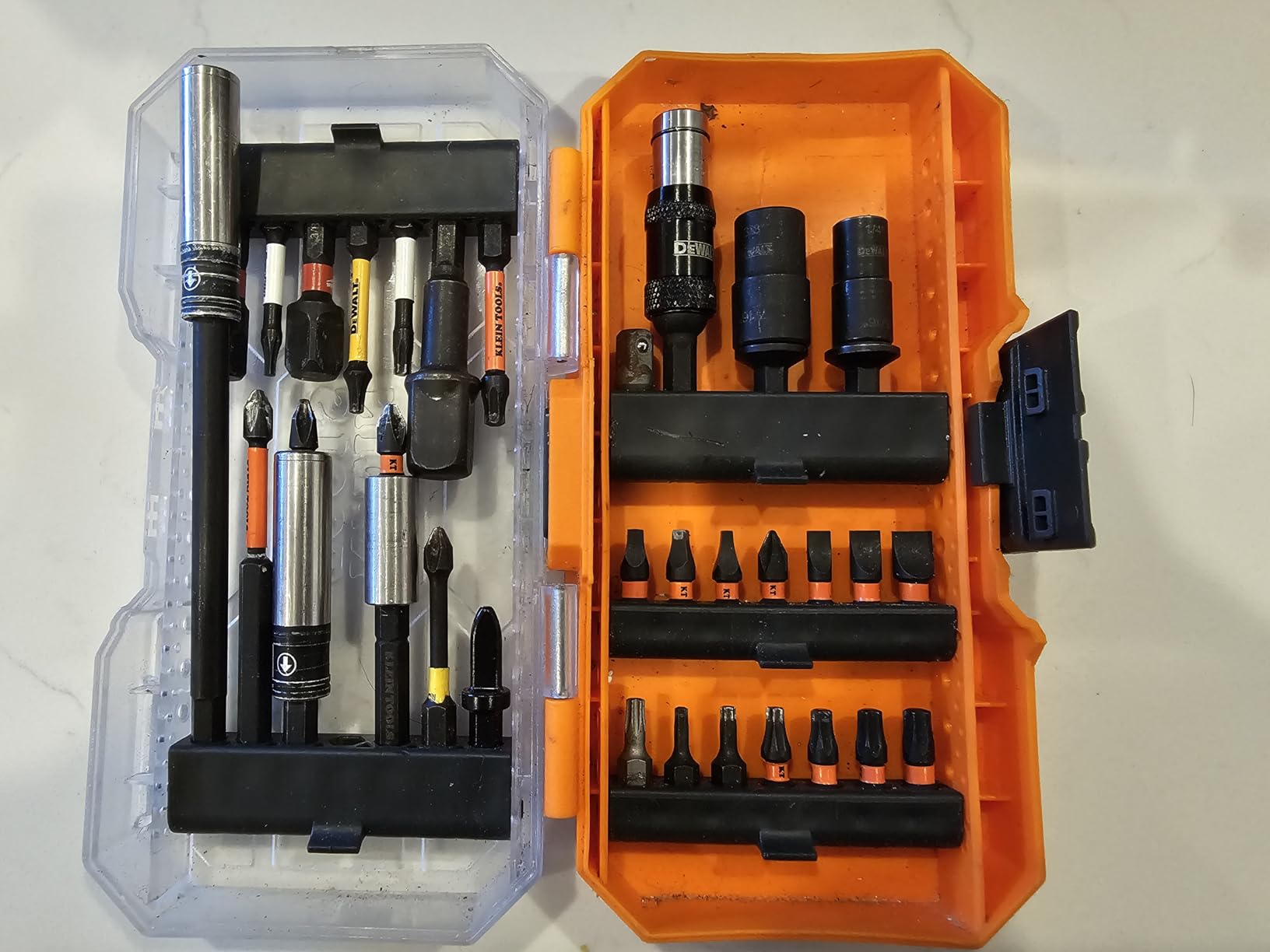 Klein Tools 33801 Impact Driver Bit Set with Magnetic Nut Drivers, ProFlex S2 Steel Phillips, Slotted, Square, TORX Bits with Case, MODBox Compatible, 40-Piece customer photo 1