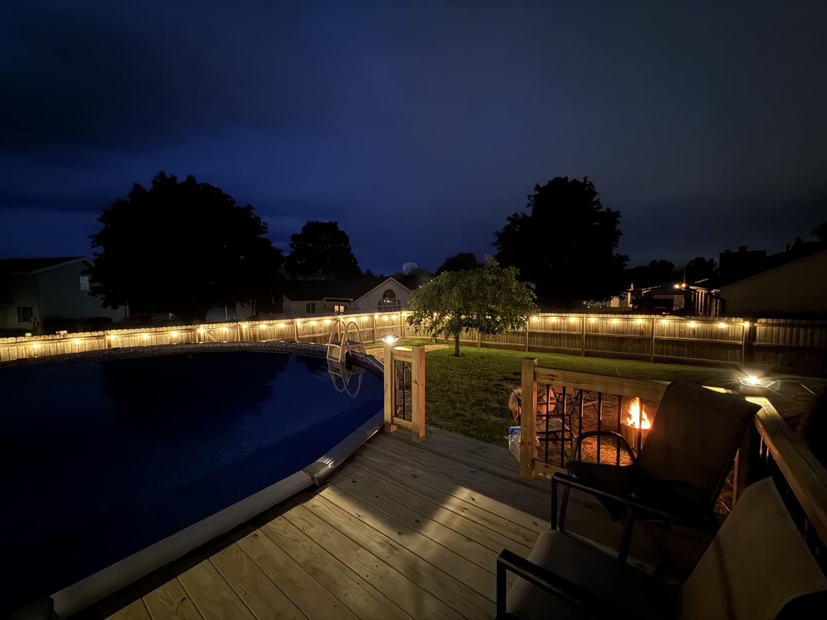 Tenmiro 200FT Outdoor String Lights, Ultra Long LED Patio Lights with Shatterproof High Brightness S11 Edison Bulbs, Outside Hanging Light Waterproof for Backyard Deck Porch Party Decor 2700K customer photo 1