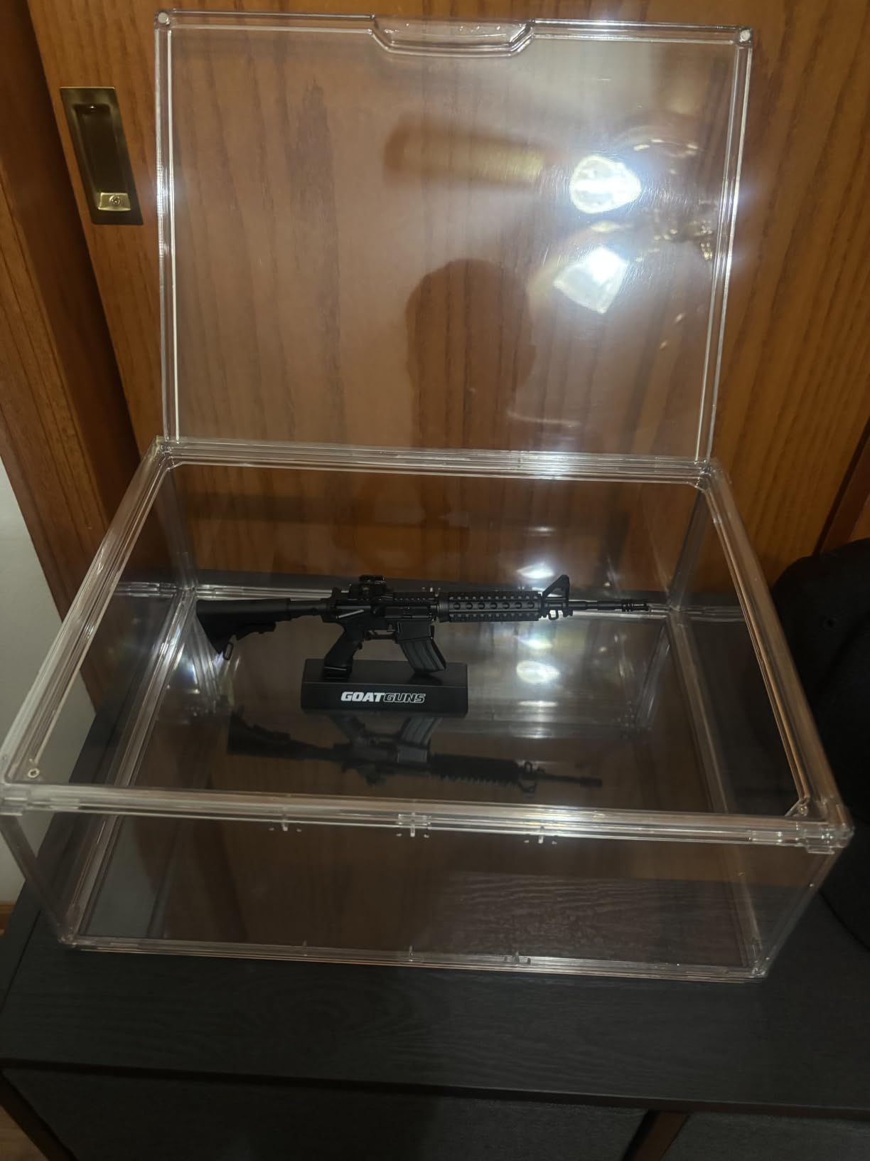 BOHOIDEE 3 Tiers Clear Display Case for Figures, Acrylic Storage Organizers customer photo 2