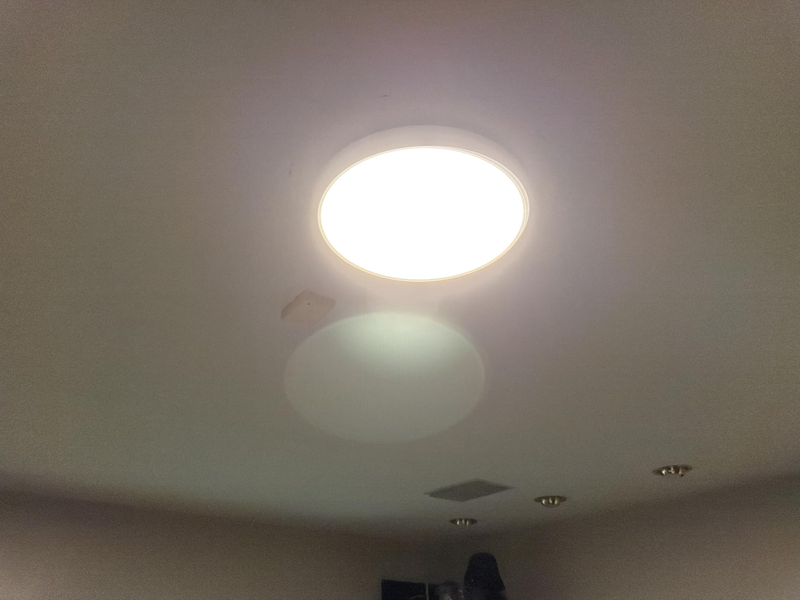 Govee Smart Ceiling Light, RGBIC 2400LM 2700K-6500K 12 Inch 1 Pack White | RGBIC LED Flush Ceiling Light Fixture, 2400LM DIY Colors, Works with Matter Alexa for Bedroom, Living Room customer photo 2