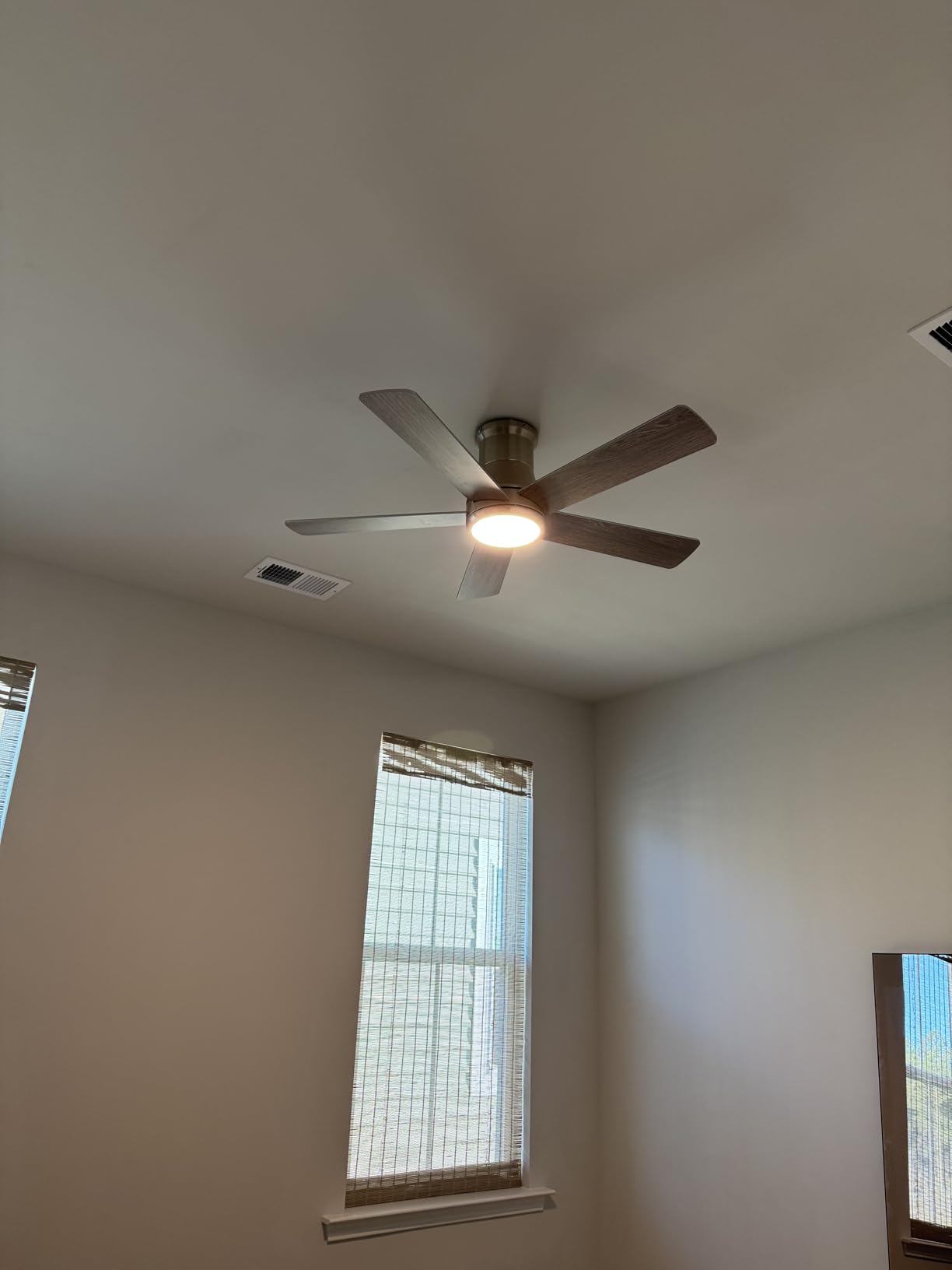 62 Inch Large Ceiling Fans with Lights and Remote, Wood/Black customer photo 1