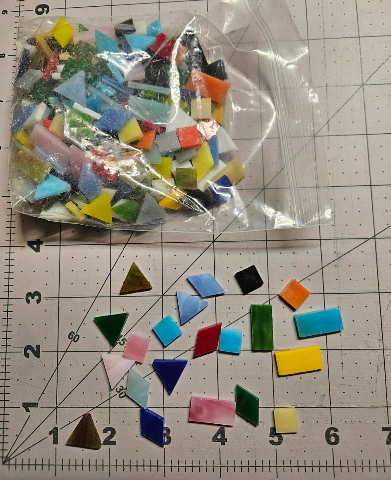 DIY Mosaic Tiles Crafts Kits for Adults, Mixed Stained Glass Mosaic Kit with 2 PCS Wooden Coaster Making Materials Package,Mosaic Adult Crafts for Women Beginners Handmade Home Decor Gifts customer photo 1