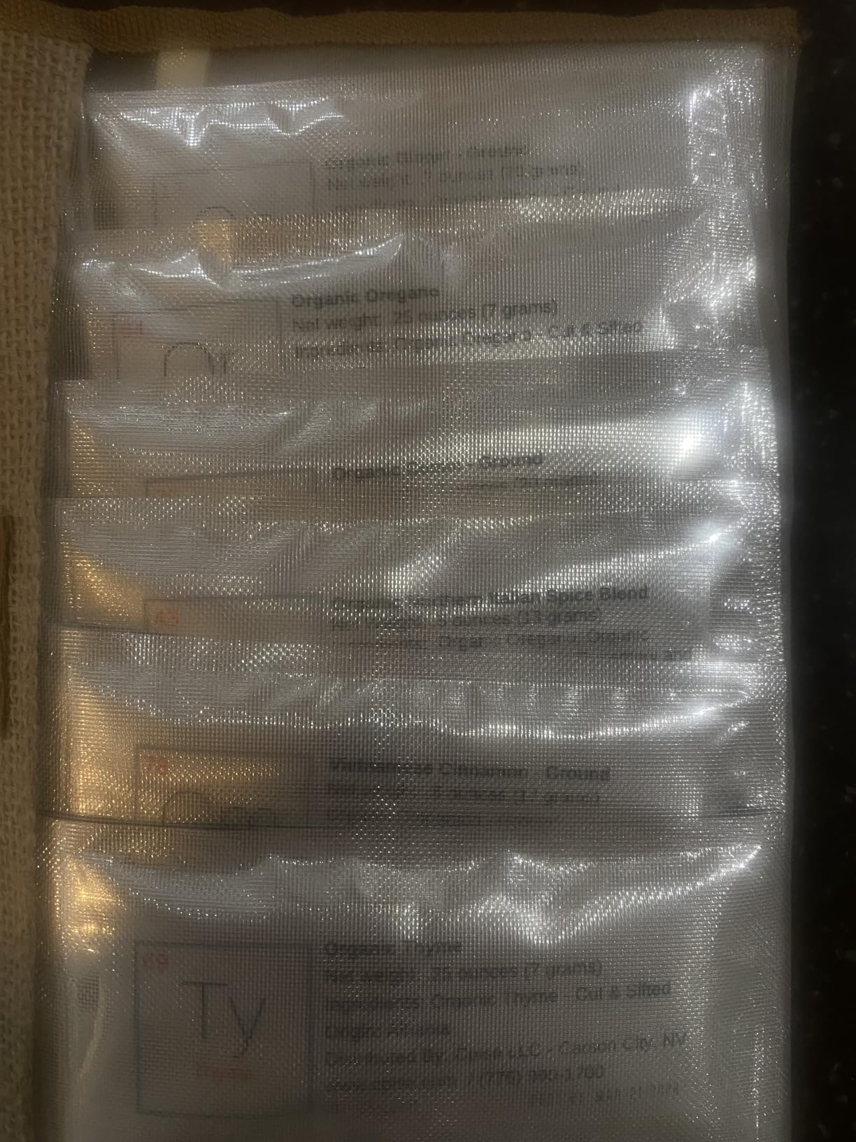 Organic Spice and Seasoning Basic Starter Set includes 12 Organic Spices: Cayenne, Cinnamon, Cumin, Garlic, Ginger, Italian Seasoning, Onion, Oregano, Paprika, Rosemary, Taco Blend, Thyme customer photo 1