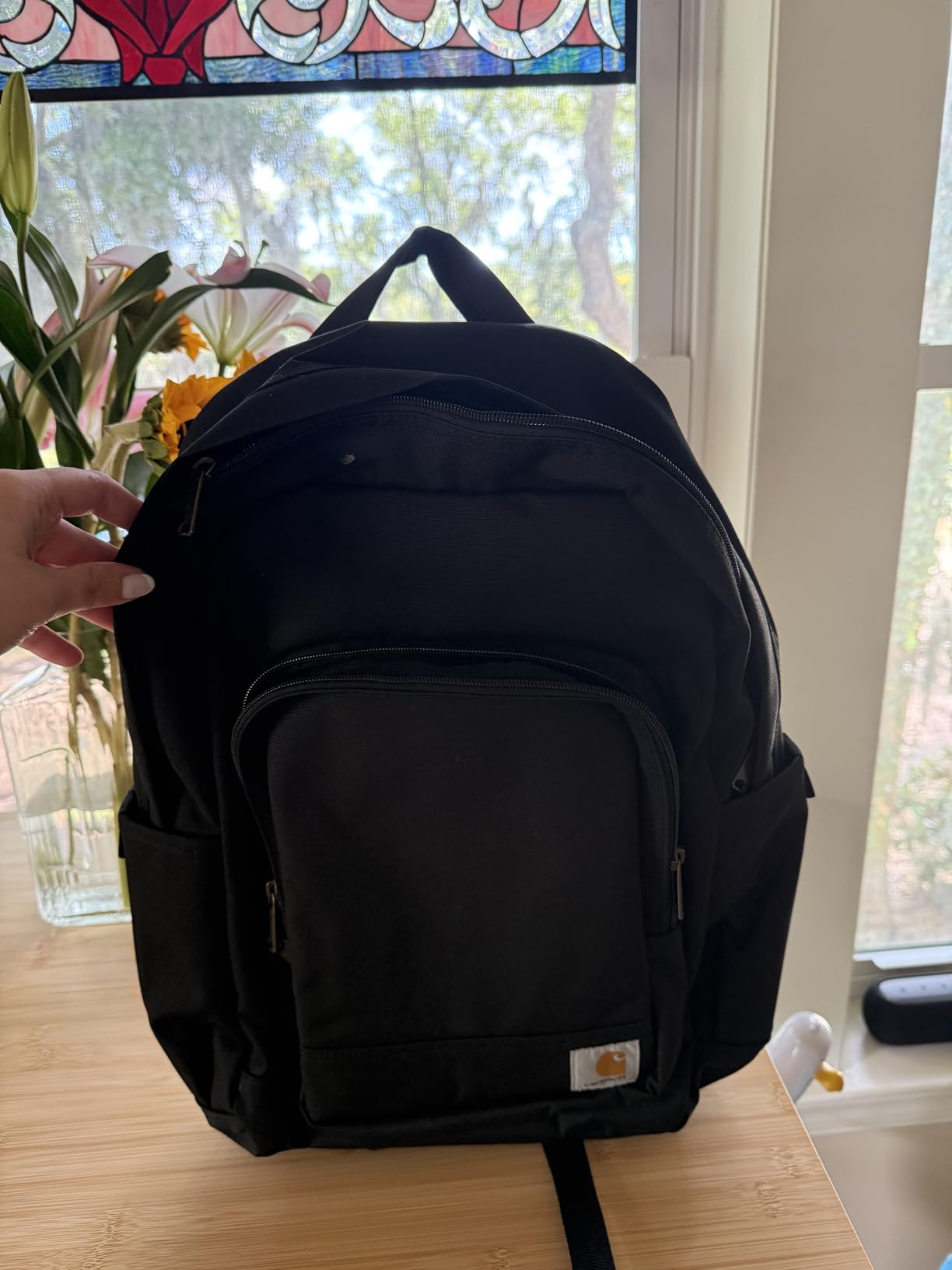 Carhartt Classic 25L Backpack Black | Classic Laptop, Durable Water-Resistant Pack with 16 Laptop Sleeve and Multiple Organizational Compartments customer photo 1