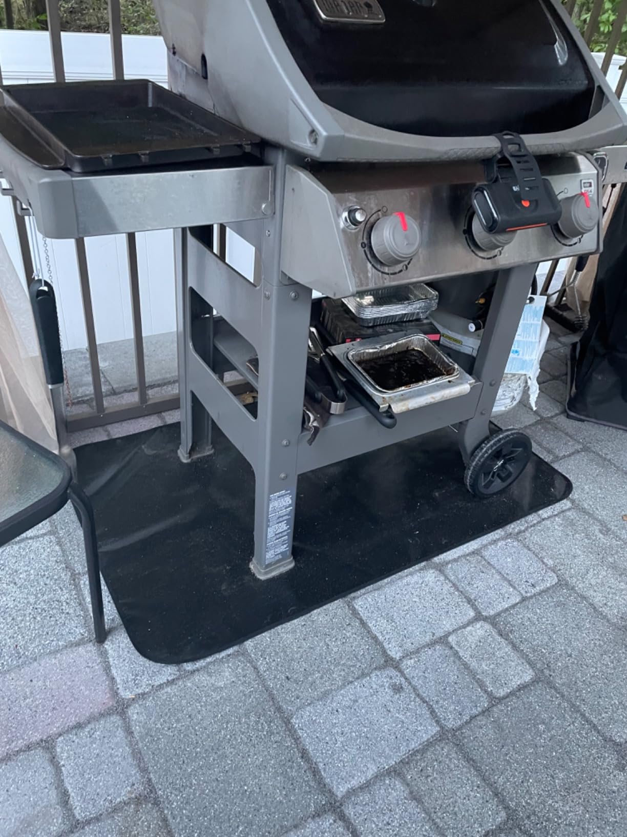 48 x 30 inches Under Grill Mats for Outdoor Grill Patio & Deck BBQ customer photo 2