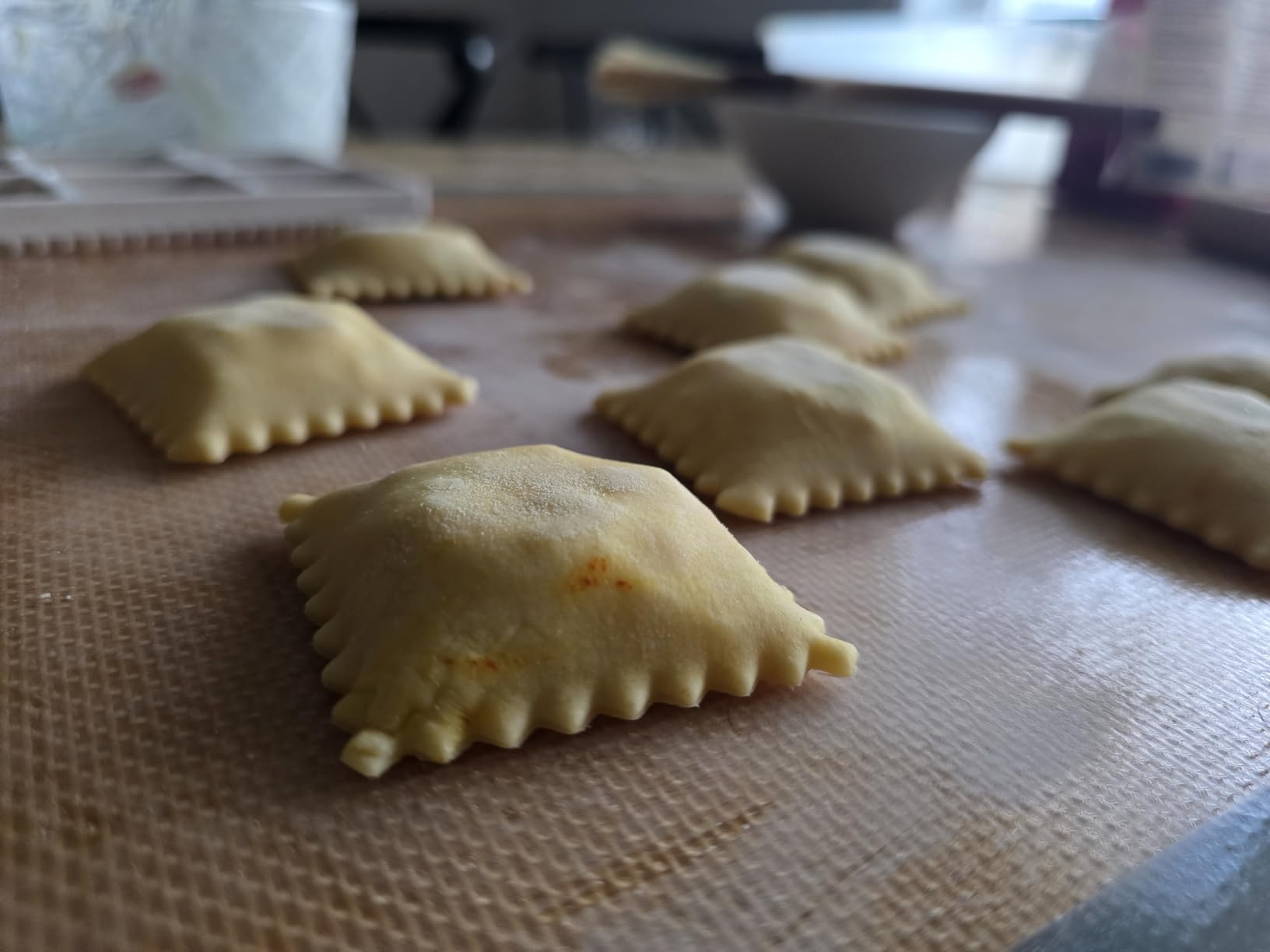 Ravioli Maker Press, 8-Holes Square Mold, Pasta Mold, Dumpling Maker customer photo 1