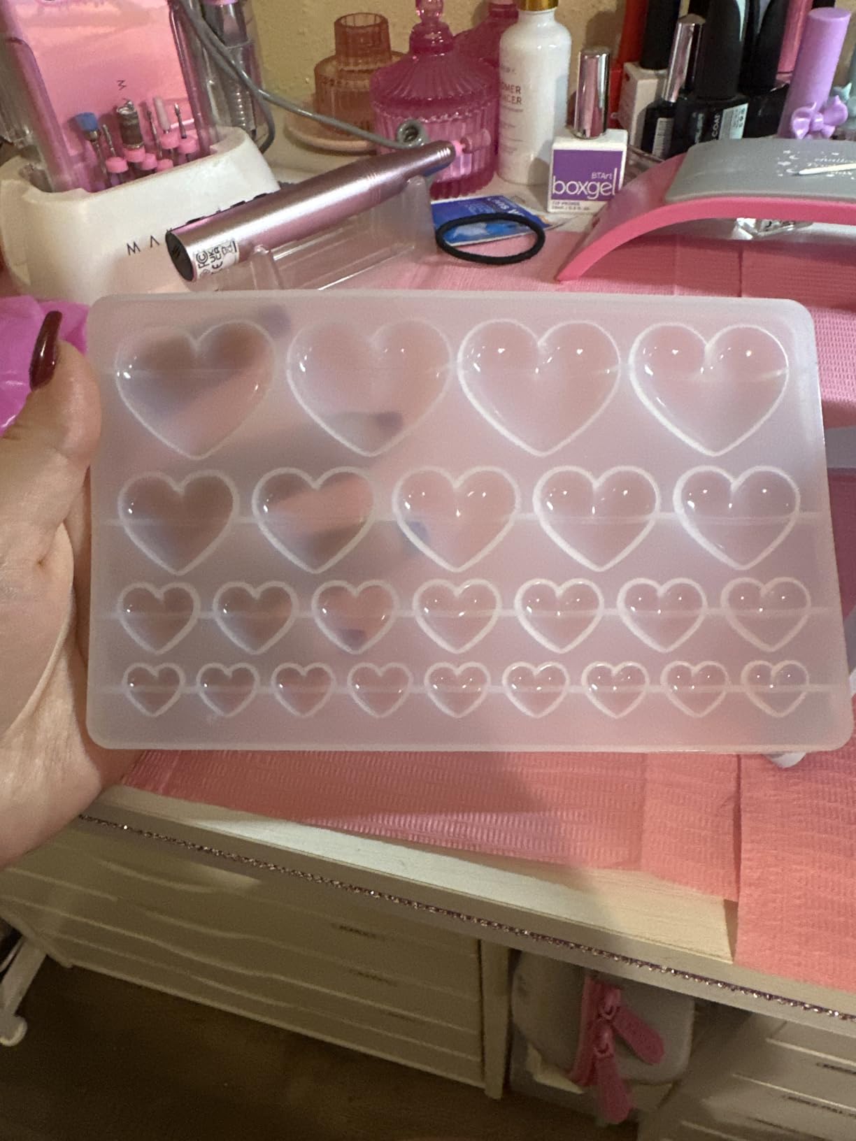 Faceted Gemstone Mold Resin Jewelry Molds Silicone Molds for Resin customer photo 2