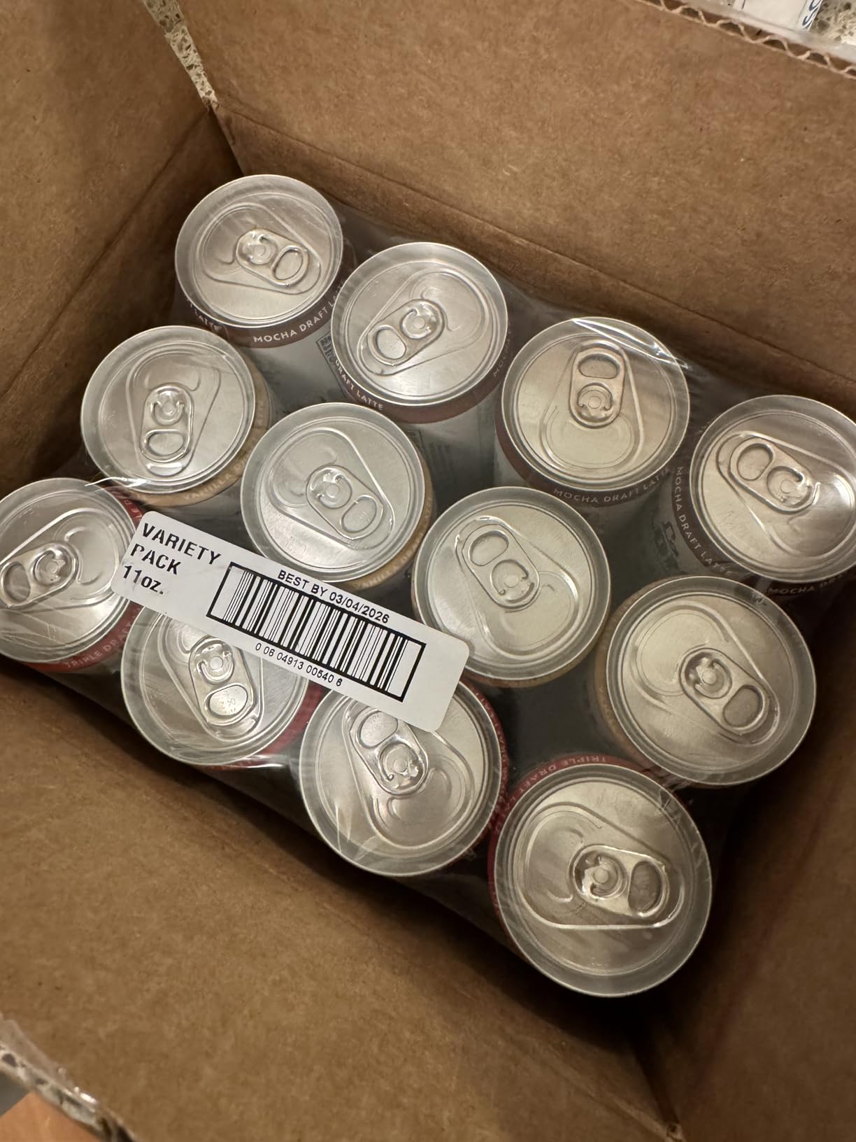 La Colombe Draft Latte Variety Pack, 11 fl oz cans (Pack of 12) - Triple, Vanilla & Mocha customer photo 1