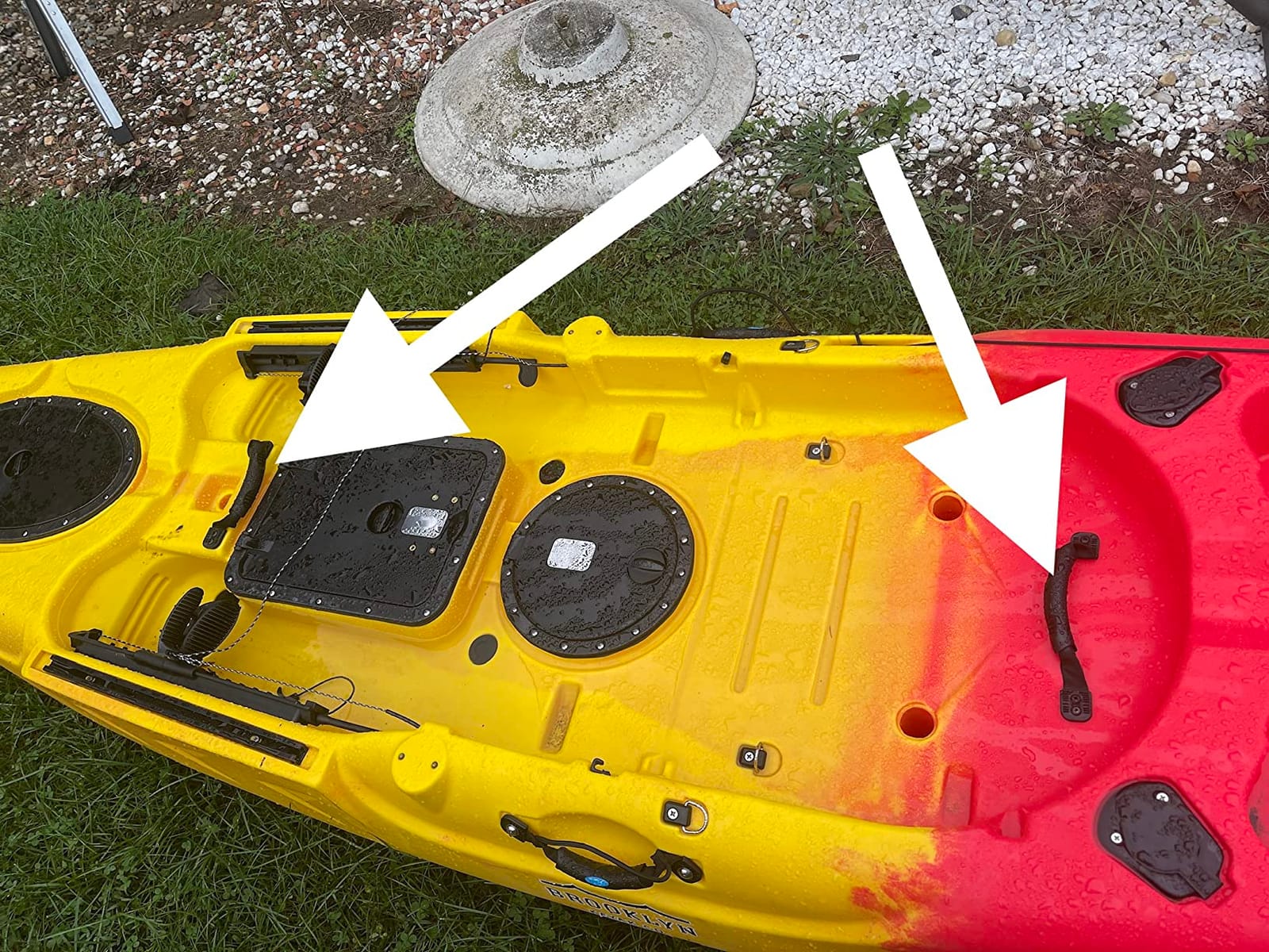 BKC Brooklyn 11.5 Pro Sit-on-Top Single Fishing Kayak, 550 lb customer photo 2