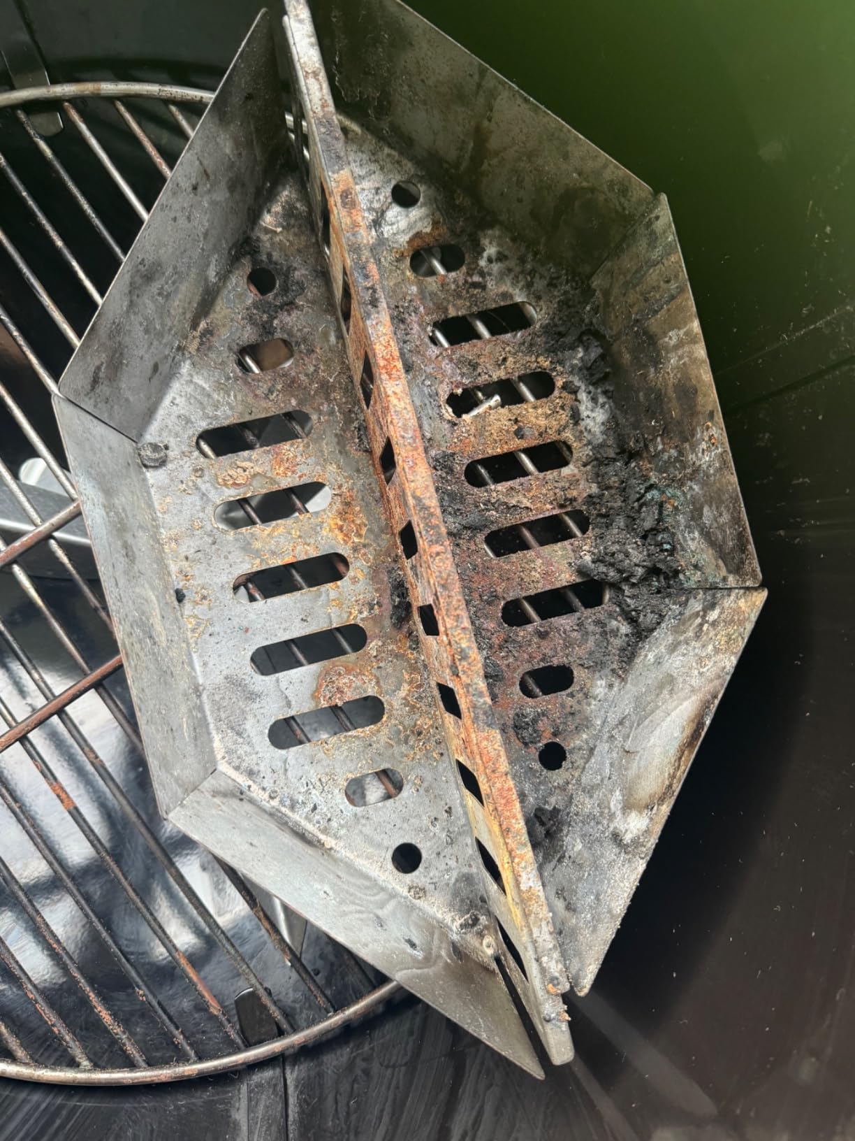 Charcoal Basket Stainless Steel for Weber Char-Basket Compatible with Weber 22 inch Kettle Grill (2 Pieces) customer photo 1