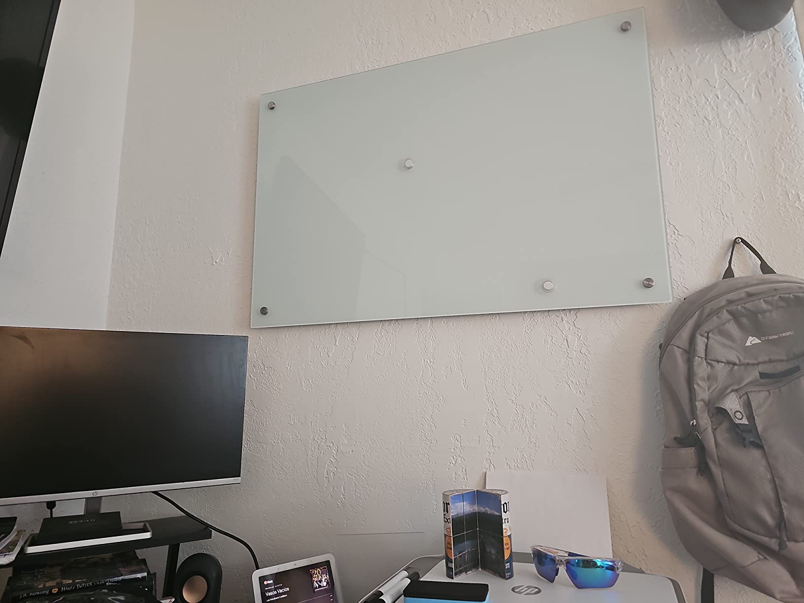 Glass Whiteboard 6' x 4' Large Magnetic Dry Erase White Board for Walls customer photo 1
