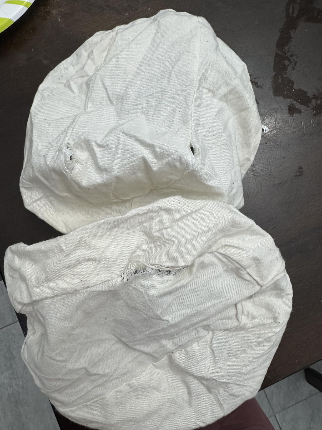 Boao 6 Pcs Bread Banneton Proofing Basket Liner Cloth Cover, Round, 9