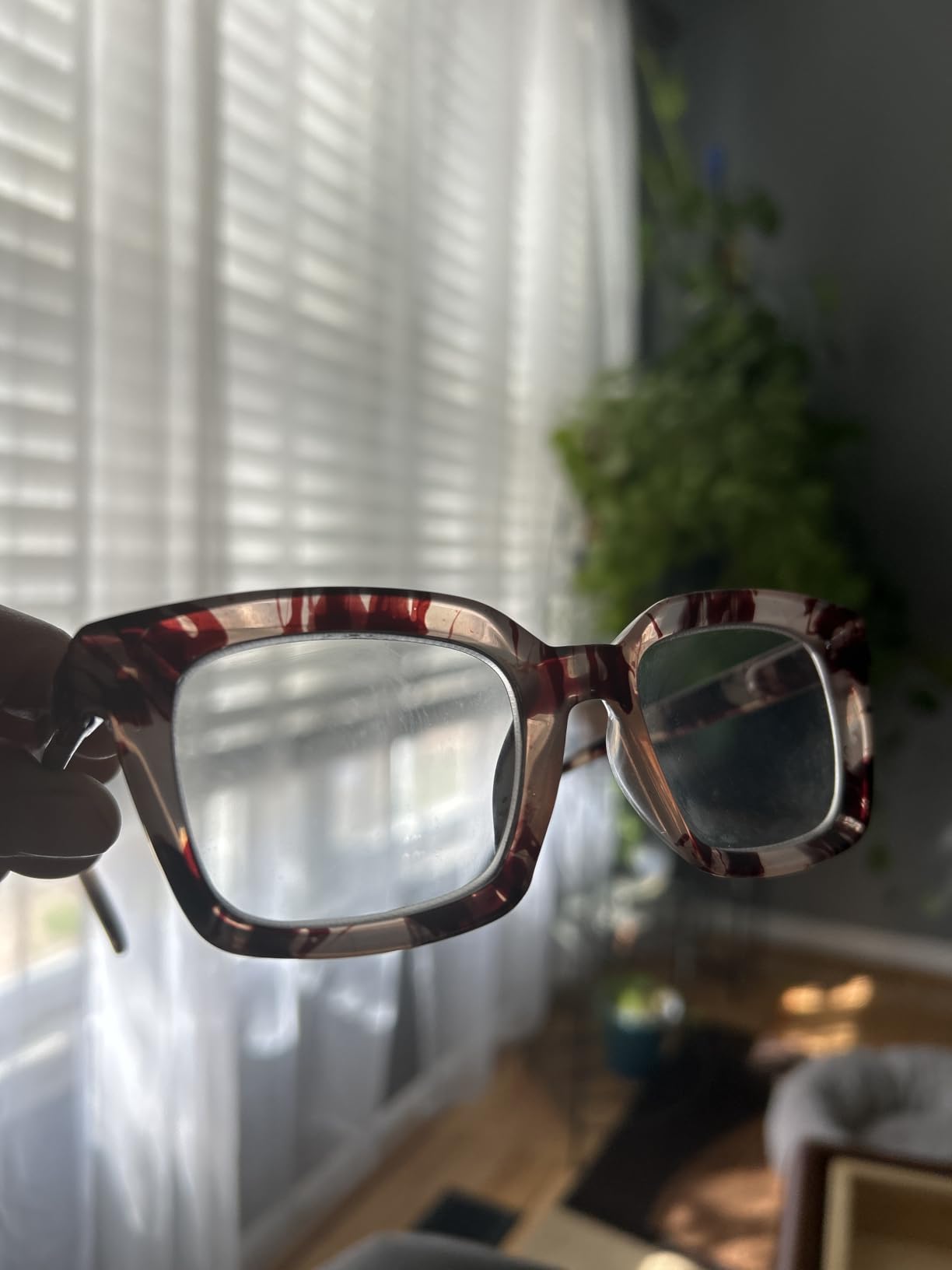 XVXV Reading Glasses for Women Men - Blue Light Blocking Readers Oversize Square Anti Glare with Spring Hinge customer photo 2
