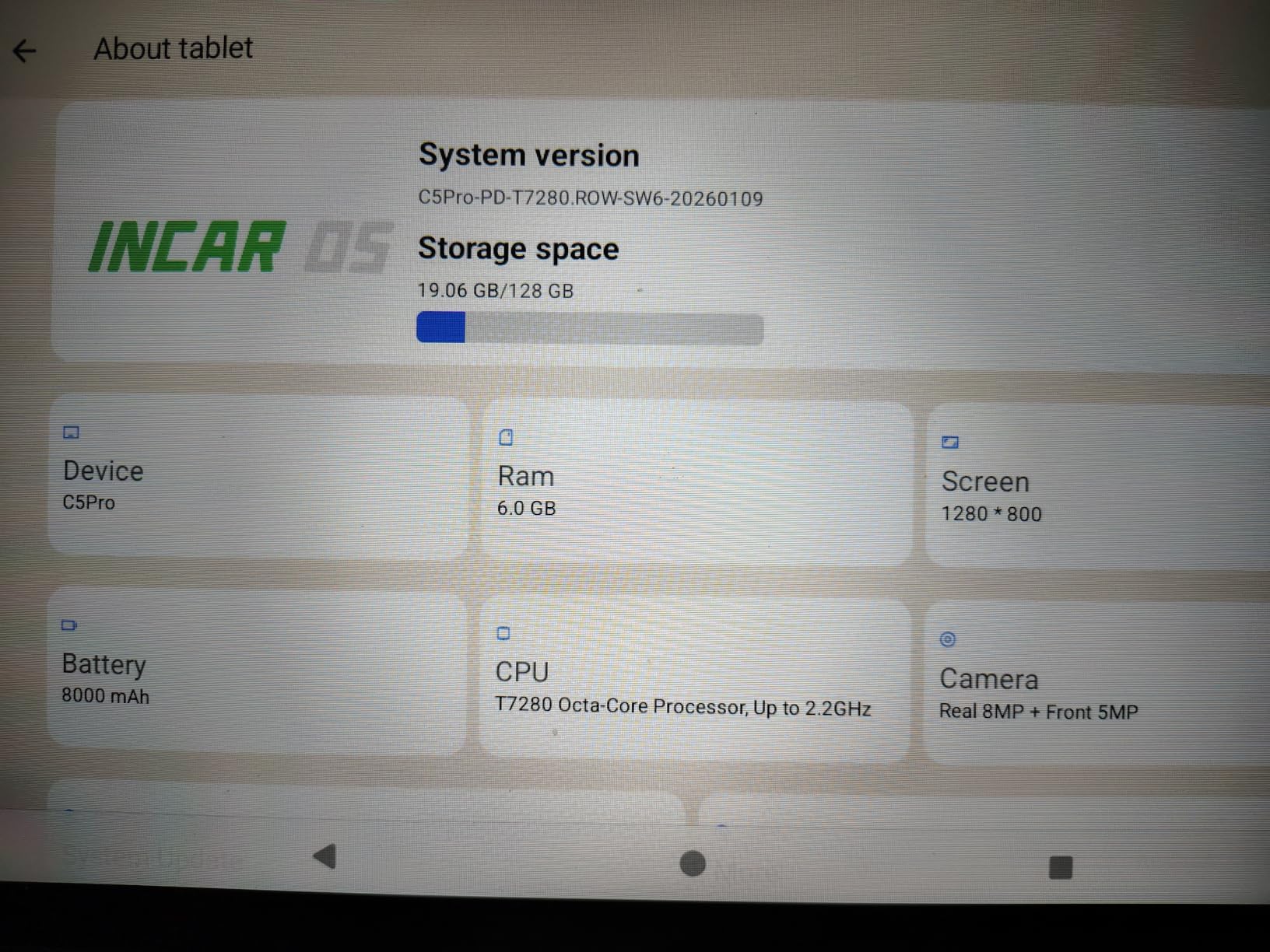 11 Inch Android 16 Tablet, Octa Core, 28GB RAM 128GB ROM 1TB Expand, Blue customer photo 2