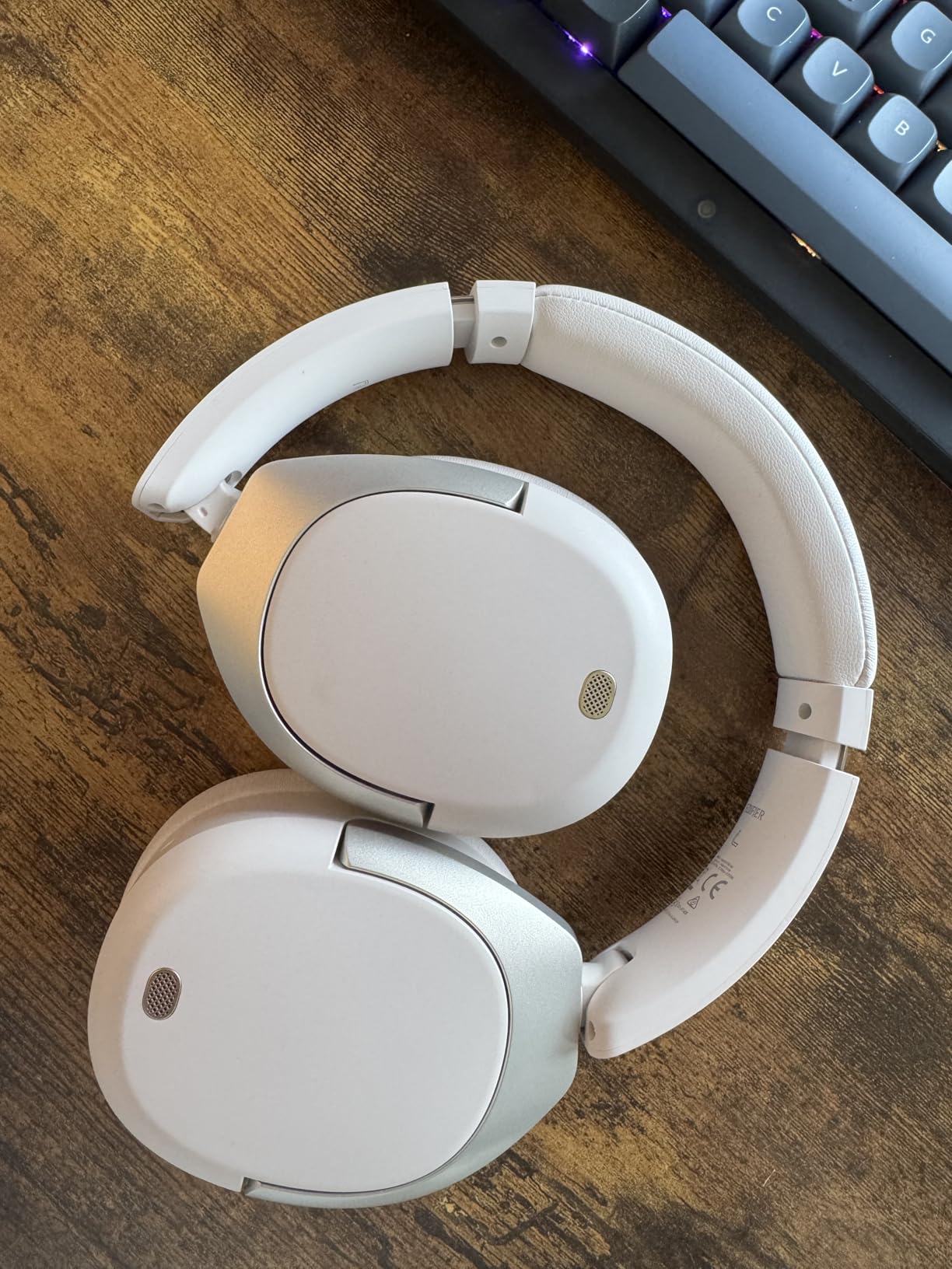 Edifier W830NB Wireless Over Ear Headphones, 94H Playtime, Black | -45dB Active Noise Cancelling, LDAC Hi-Res Sound, Spatial Audio, Fast Charging, Multipoint Connection, Bluetooth 5.4 customer photo 1
