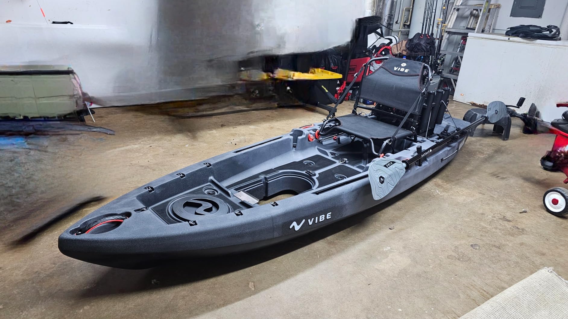 Makana 100 Fishing Kayak with Impulse Drive - 10 Ft, Customizable, Lightweight with Ample Storage | Includes Vibe Hero Seat 2.0, Impulse Drive and Rudder customer photo 2
