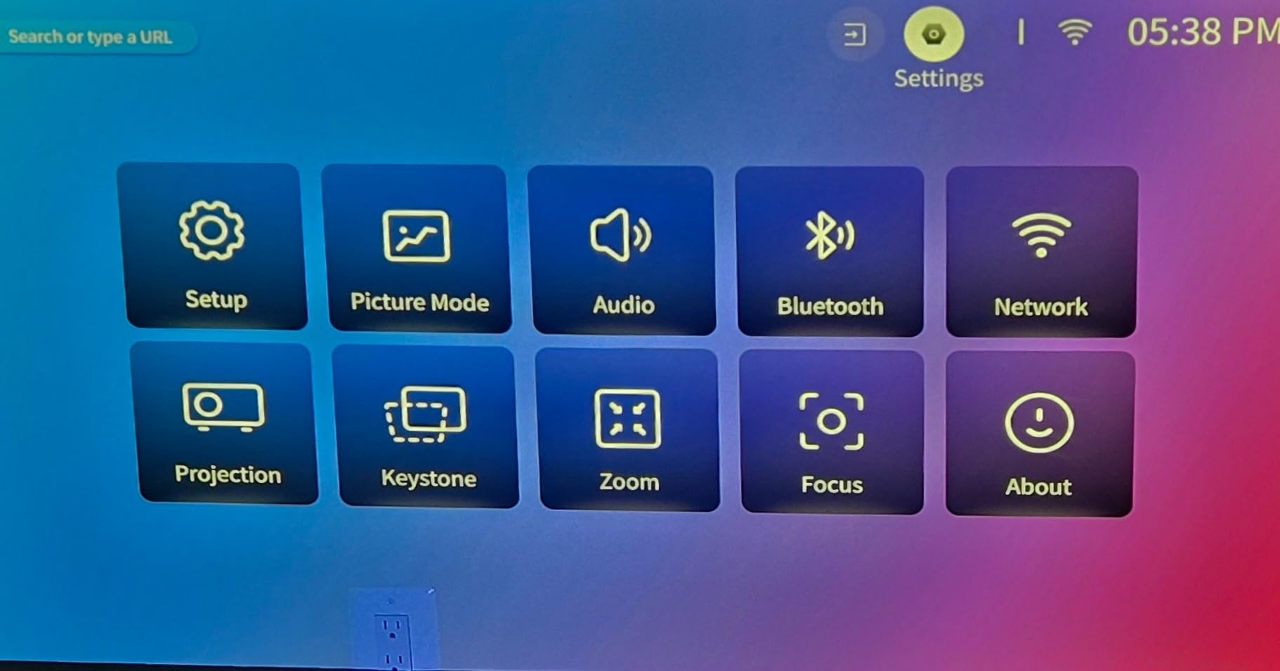 Aurzen EAZZE D1 Smart Portable Outdoor Projector with WiFi and Bluetooth customer photo 2