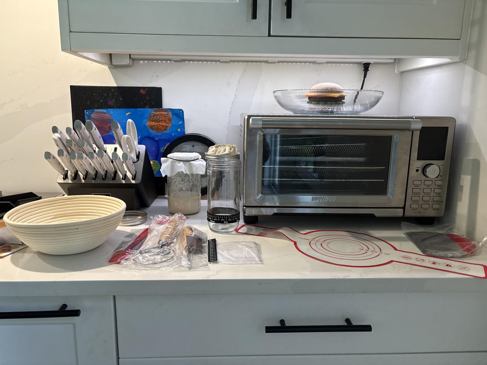 Complete Sourdough Starter Kit, Banneton Bread Proofing Basket customer photo 1