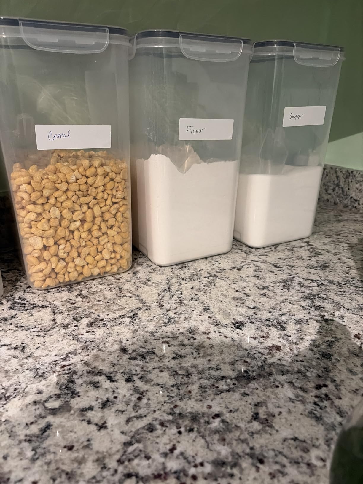 Shazo 2 PC (9.5L | 321 Oz) Extra Large Bulk Food Storage Containers with Airtight Lids for Flour, Sugar, Rice, Cereal & Pasta - Leakproof, BPA-Free Plastic Canisters for Kitchen & Pantry Organization customer photo 1