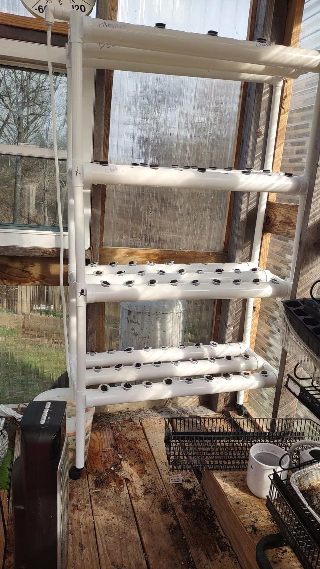 108 Plant Sites Hydroponics Growing System with Water Pump&Timer customer photo 2