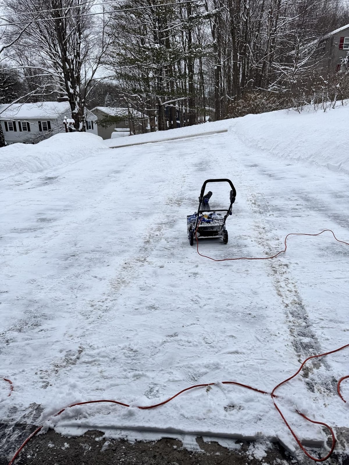 Westinghouse WSnow20 Corded Snow Blower 20 Inch, Steel Auger, Dual LED Lights, 1800 Watt Motor, Electric Snow Blower with 25ft Throwing Distance, Plows 680lbs/min, Adjustable Chute customer photo 1