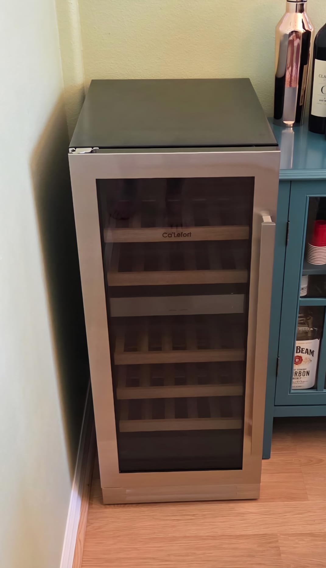 Ca'Lefort 24 Inch Wine Fridge, 61-Bottle Wine Cooler Refrigerator customer photo 2