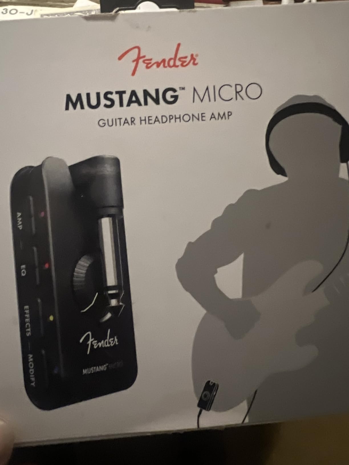 Fender Mustang Micro Plus Headphone Guitar Amplifier, Bluetooth, USB | 25 Effects, 100 Presets, Onboard Tuner, Bluetooth, USB Recording, Tone App customer photo 1