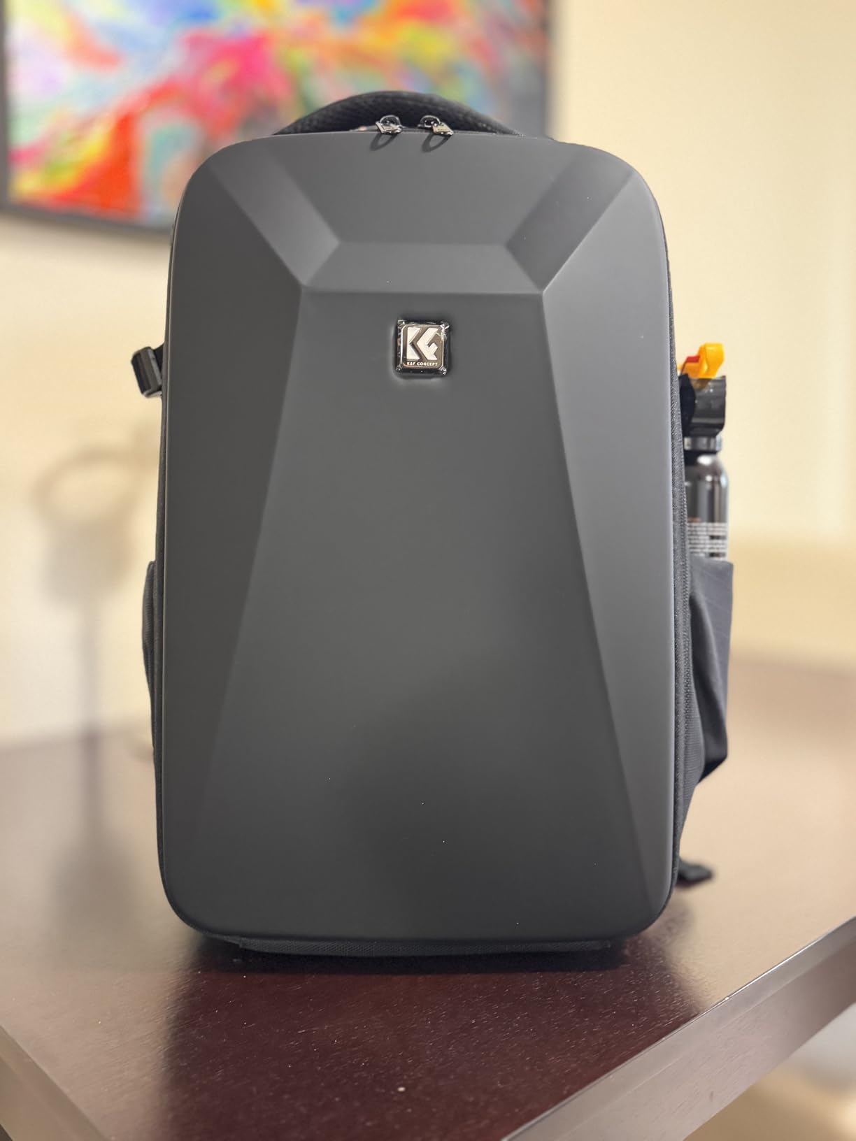 K&F CONCEPT Camera Backpack,Hardshell Photography DSLR Camera Bag customer photo 1