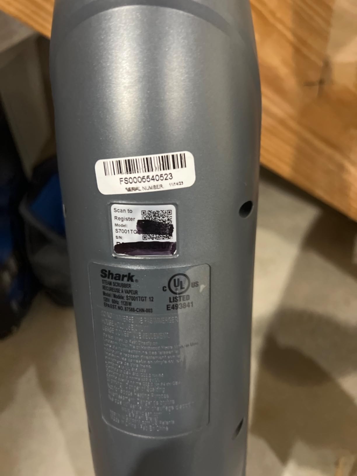 Shark S7001 Mop Scrub & Sanitize at The Same Time, Designed for Hard Floors, with 4 Dirt Grip Soft Scrub Washable Pads, 3 Steam Modes & LED Headlights, Cinnamon (Renewed) customer photo 1