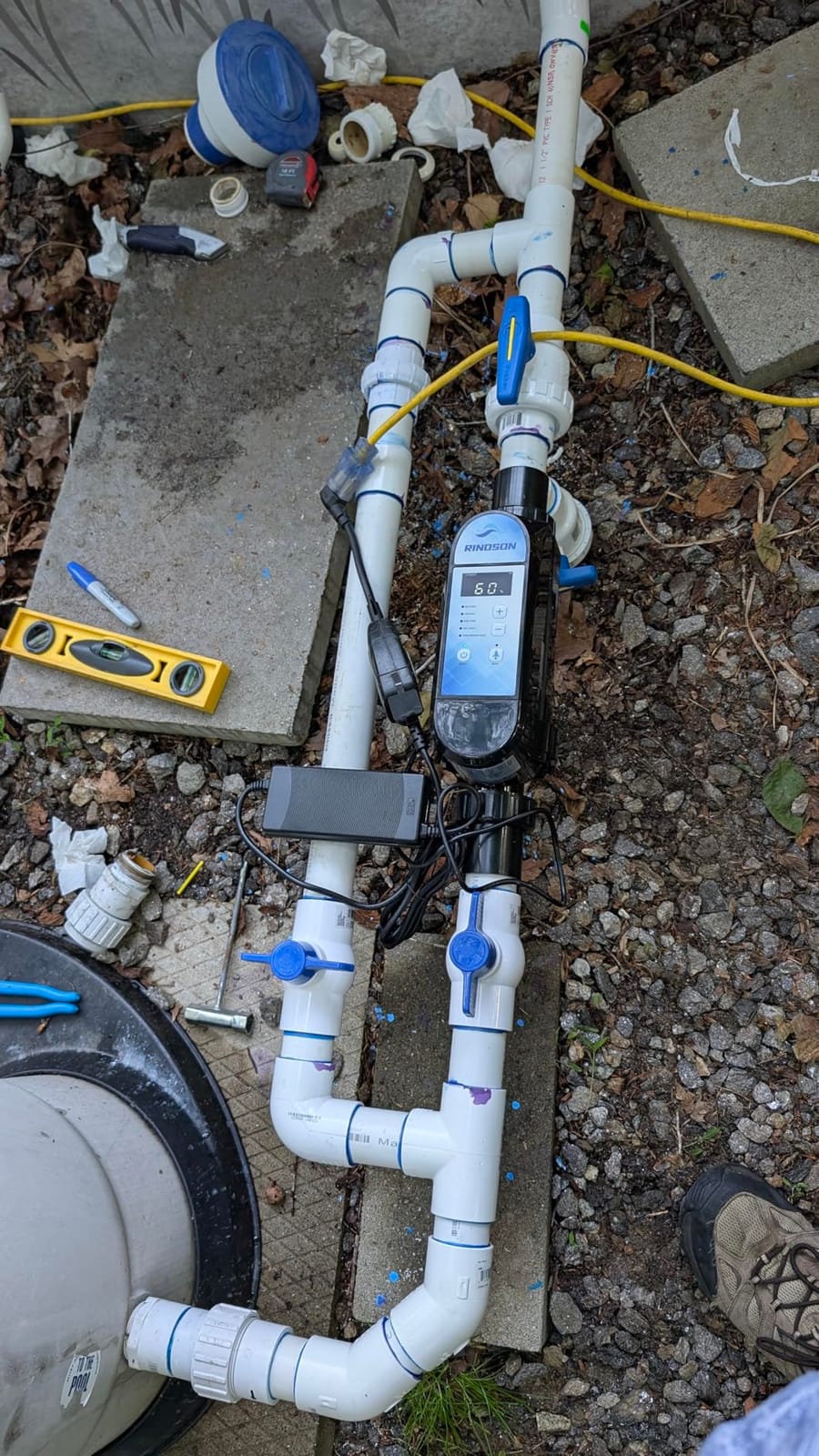 Saltwater Pool Chlorinator System with Two Year Limited Warranty, App Remote Control & Titanium Plate Self-Cleaning Smart Salt Chlorine Generator for Pools up to 22,000 Gallons customer photo 1