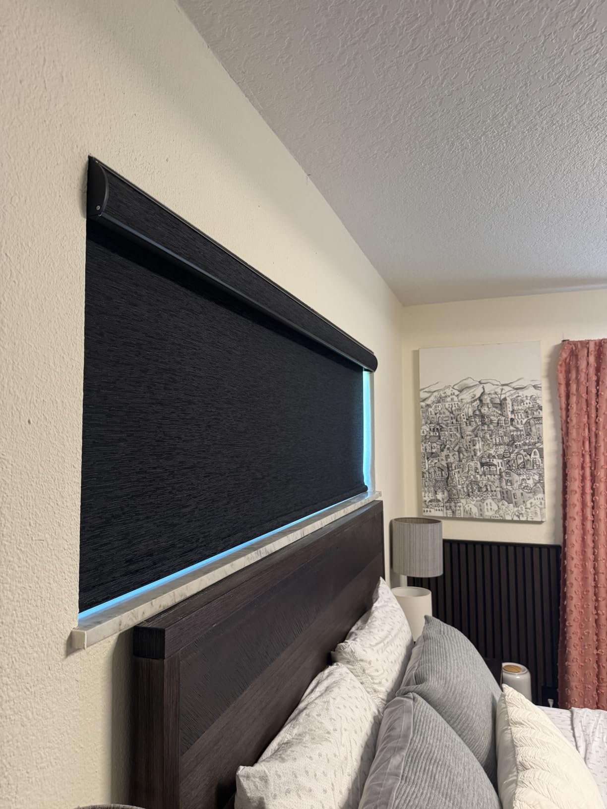 Kincmo Motorized Blinds with Remote, APP, Voice Control - 100% Blackout customer photo 1
