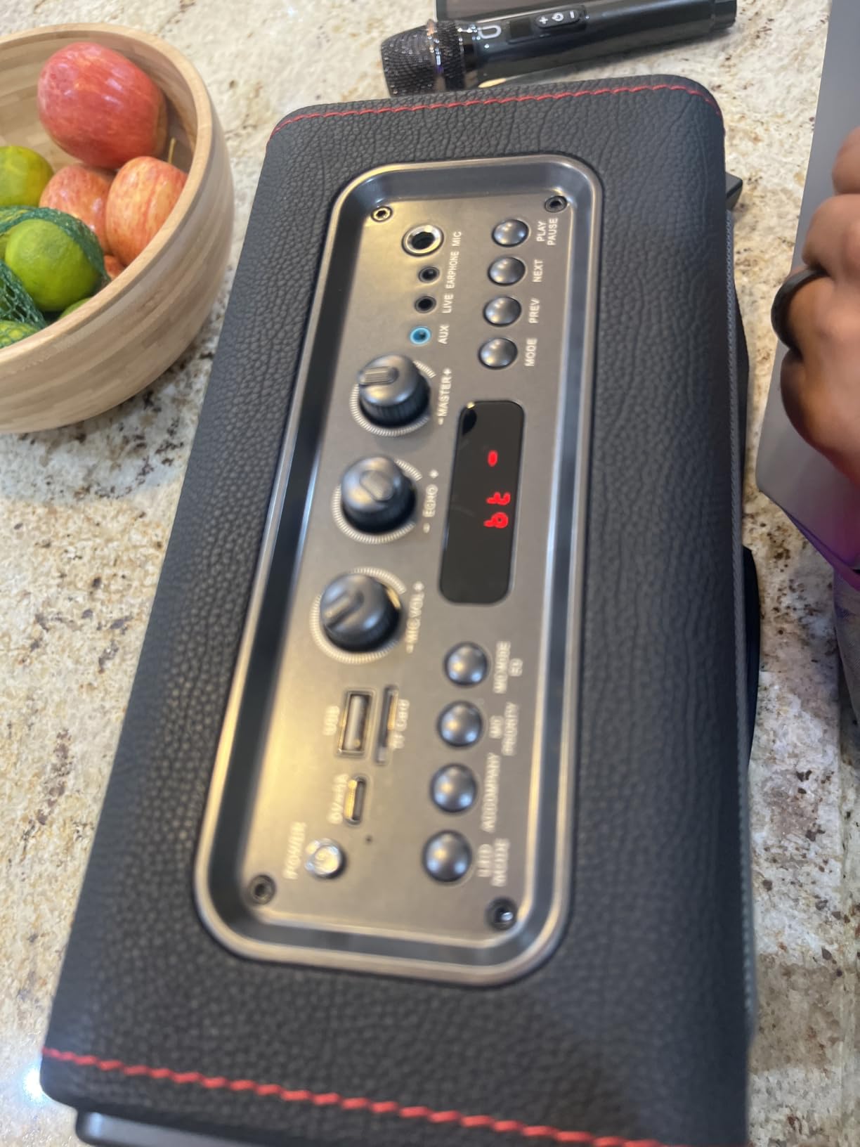 Karaoke Machine for Adults with 2 Wireless Microphones, 200W PA System customer photo 2