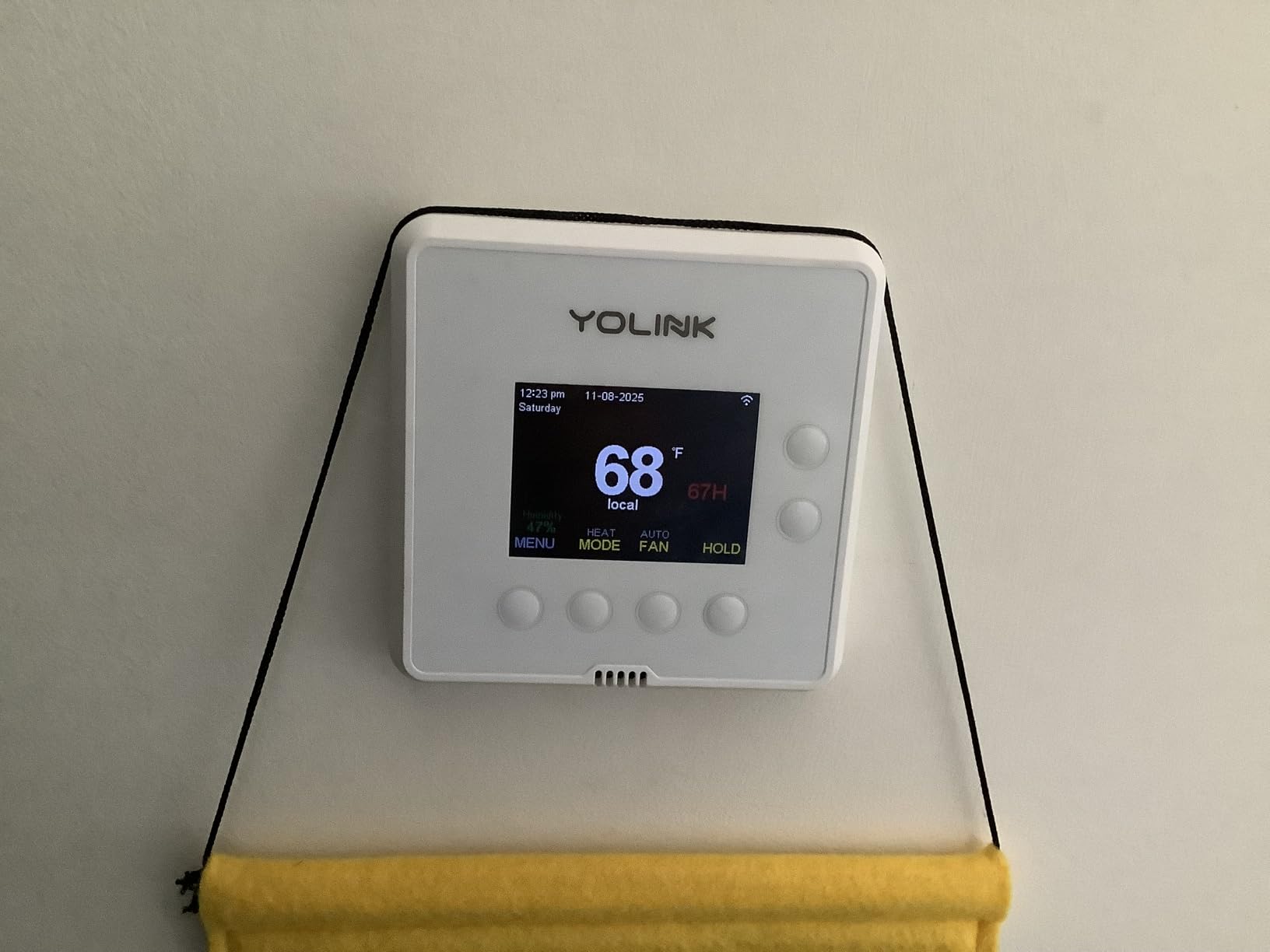 YoLink Thermostat 2, Smart Heat Pump Thermostat, YS4004 customer photo 2