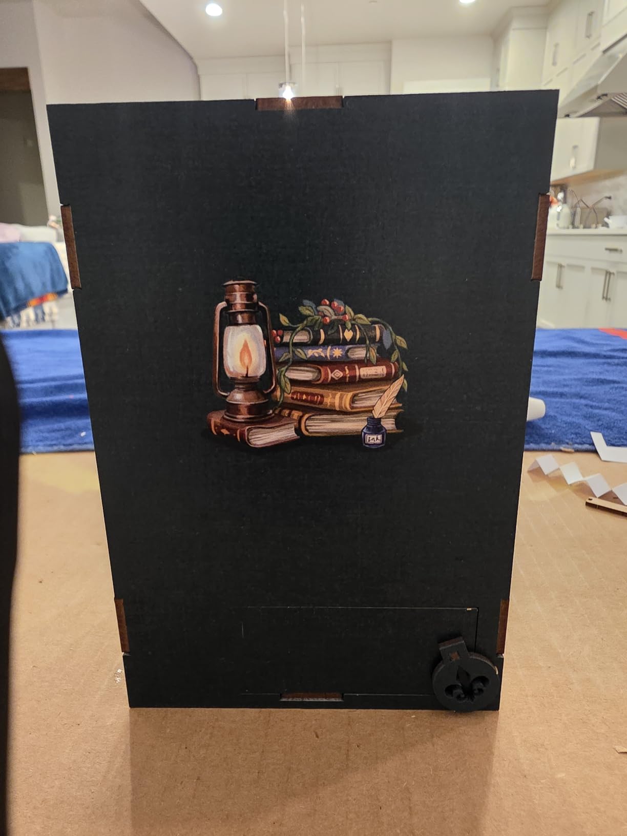 CUTEBEE Book Nook Kit - DIY Miniature House Kit for Adults, Owl Bookstore customer photo 2