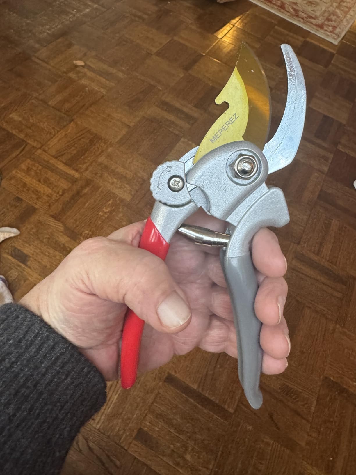 Germany Pruning Shears, Arthritis Weak Hand Snips, Work 3 Times Easier, 1-Inch Cut Capacity Garden Clippers, Ergonomic handle (Pulley - Labor-saving) customer photo 1