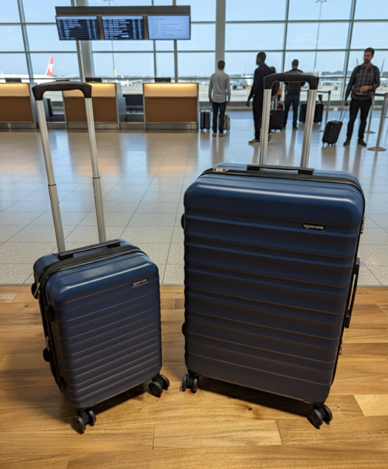 Amazon Basics 2-Piece Hardshell Suitcases Set (21