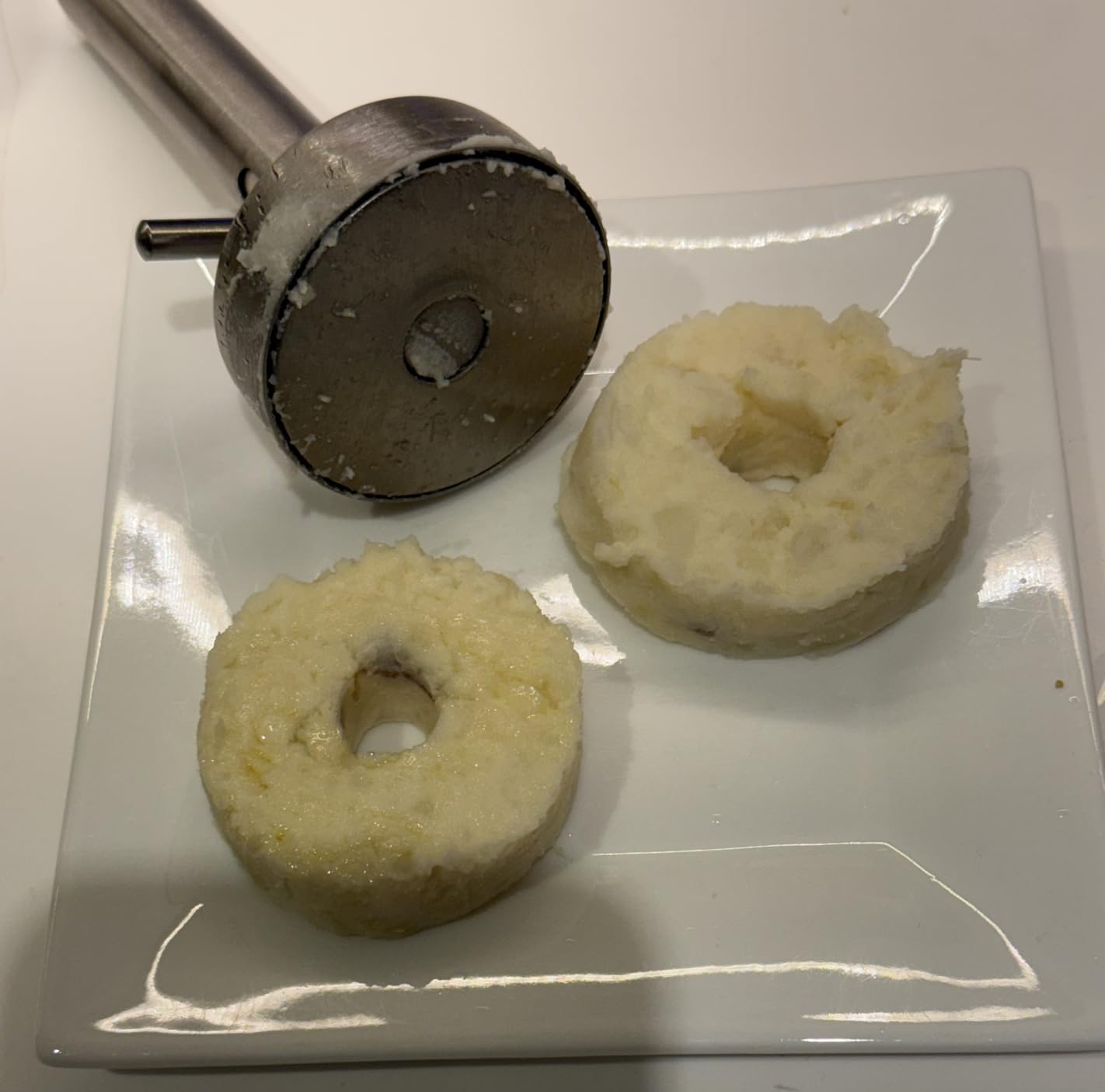 Falafel Scoop With Hole, Stainless Steel Professional Falafel Maker Tool Scoop with Spatula Food Safe and Non-Sticky Stainless-Steel Donuts Sharp Syrian Felafel Maker Mold customer photo 1