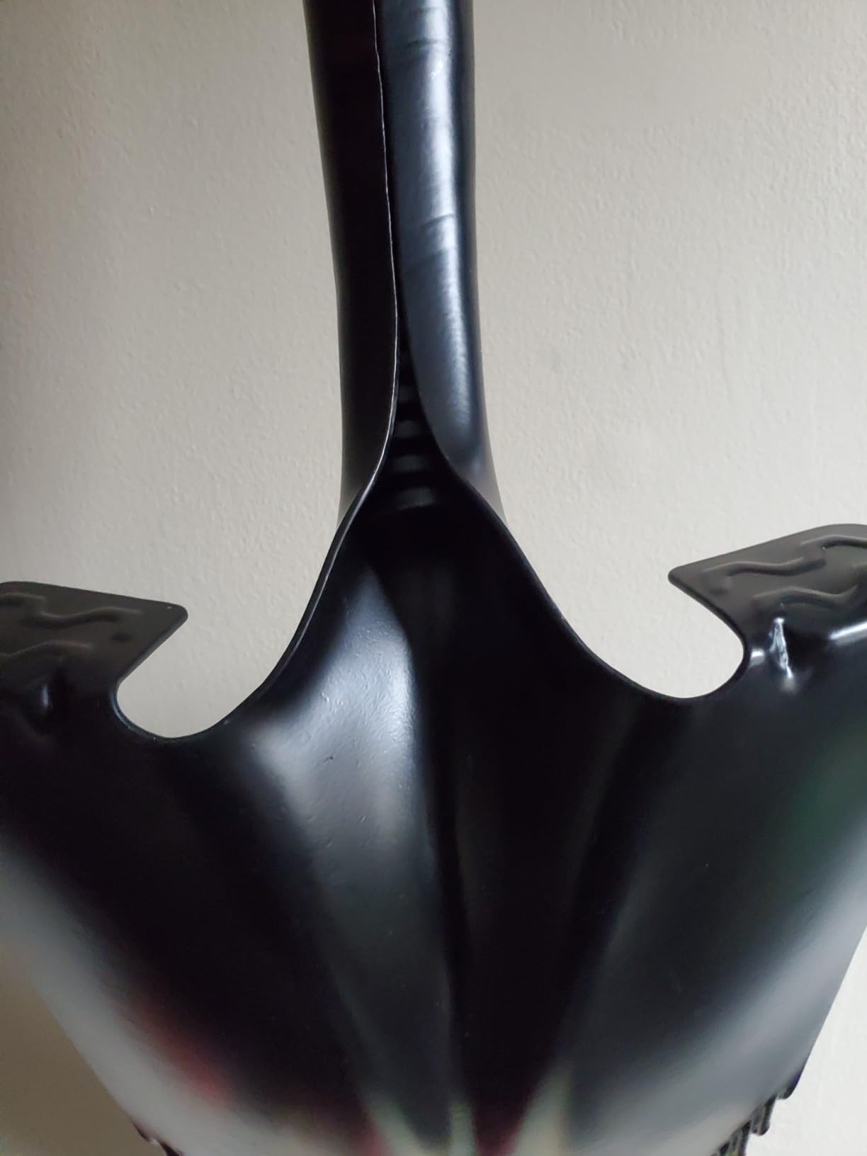 Heavy Duty Shovel, 58 Inches, Black, High Carbon Steel, Fiberglass Handle, Modern Style customer photo 2