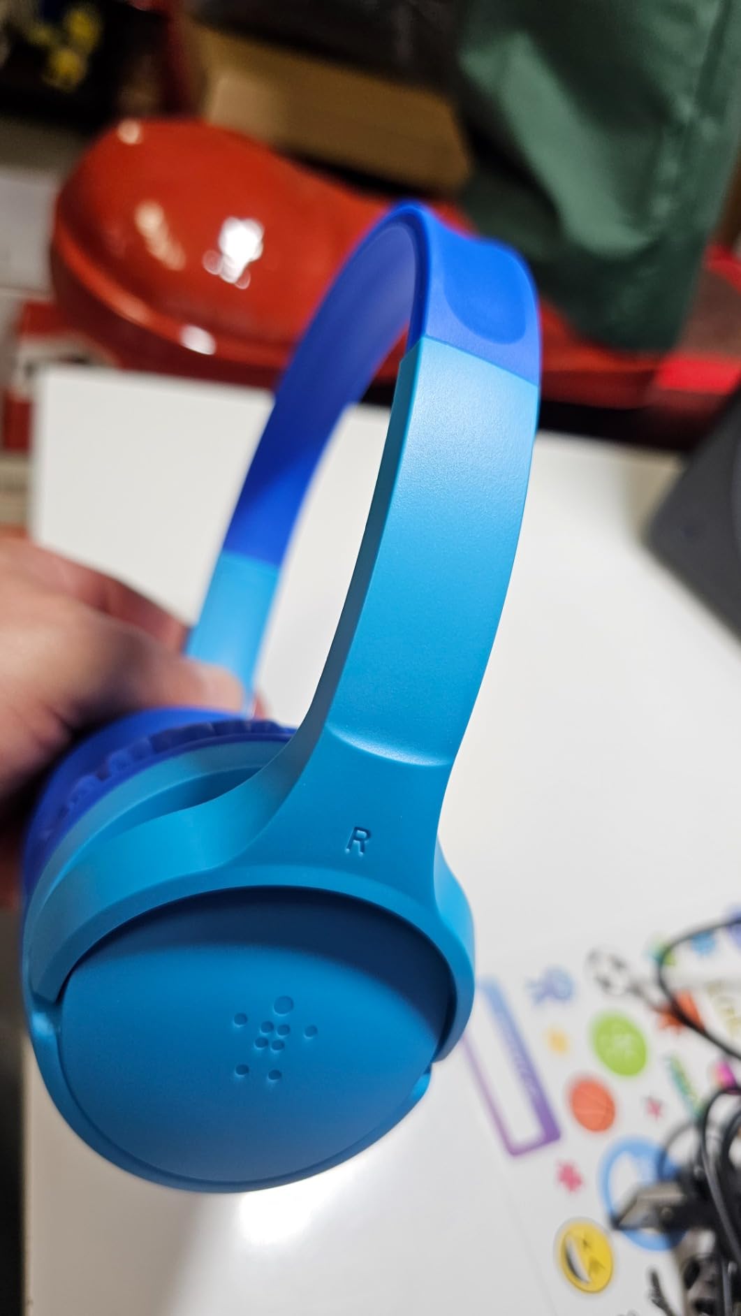 Belkin SoundForm Mini Kids Headphones, Wireless&Wired, 30H Playime, School customer photo 1