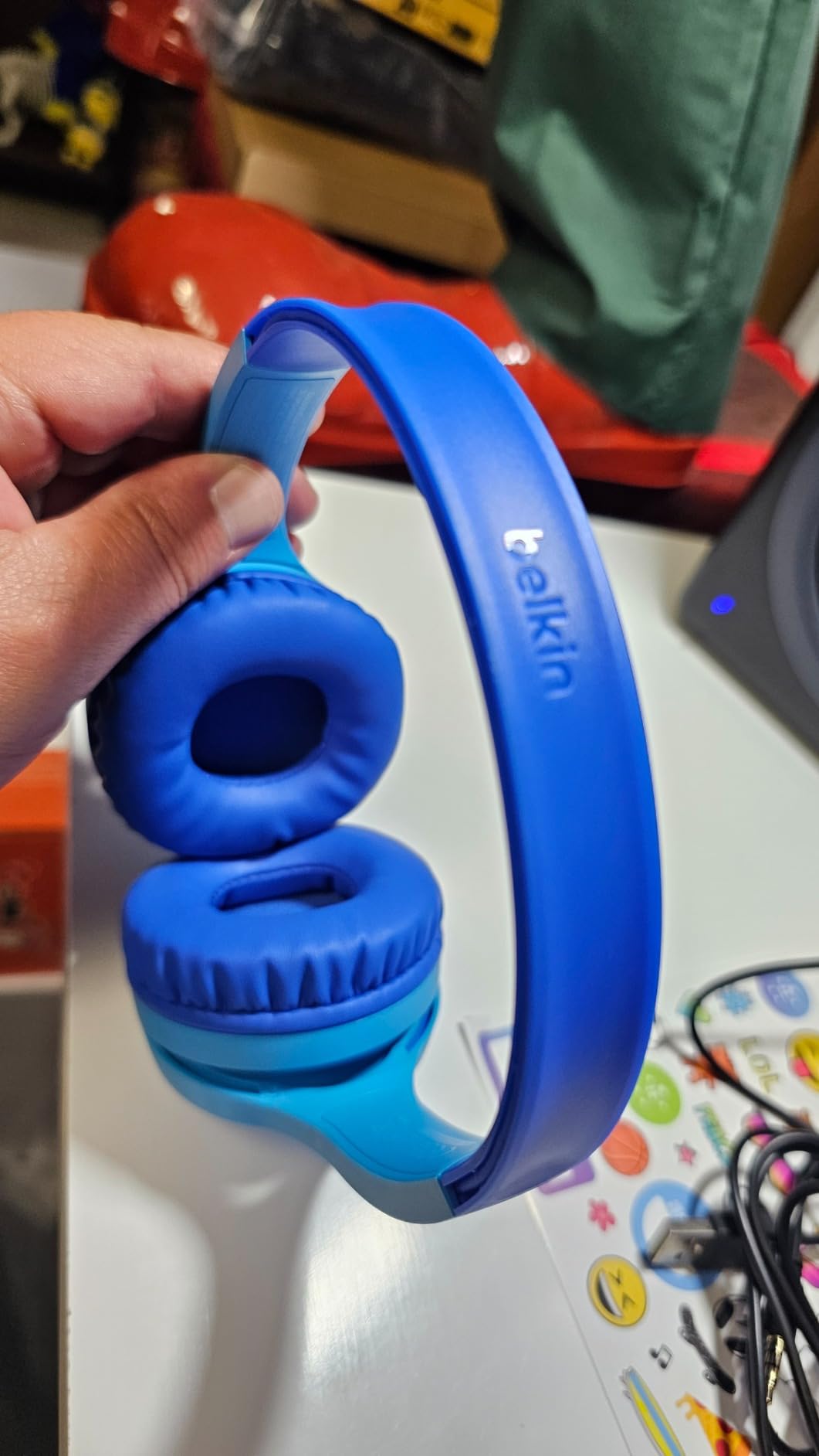 Belkin SoundForm Mini Kids Headphones, Wireless&Wired, 30H Playime, School customer photo 2