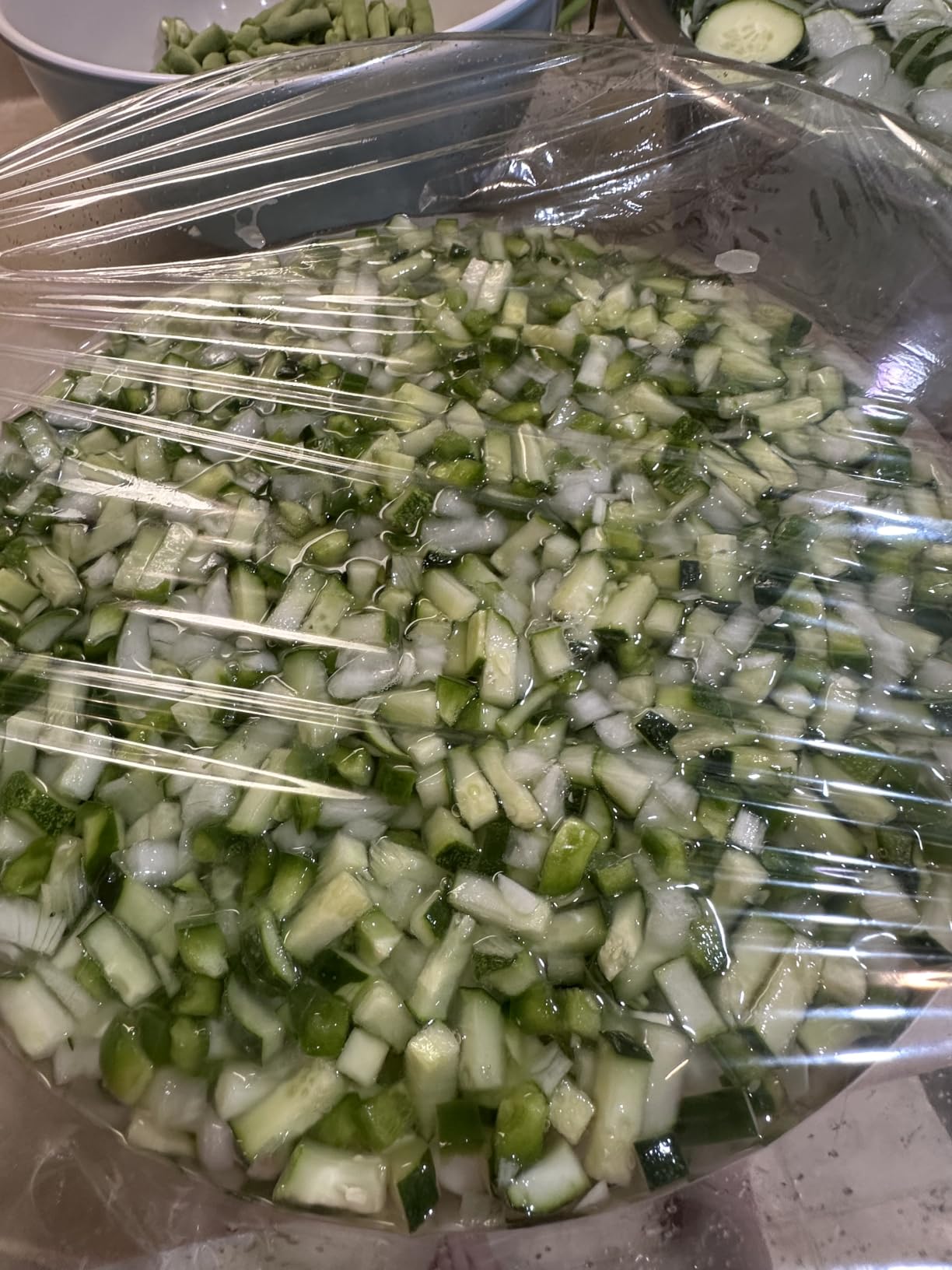 Mueller Vegetable Chopper Mandoline Slicer, Food, Cook's Tool, Veggie Chopper Onion Vegetable Cutter with Container, Dicer, Kitchen Gadgets & Essentials, White Sand/Grey customer photo 1