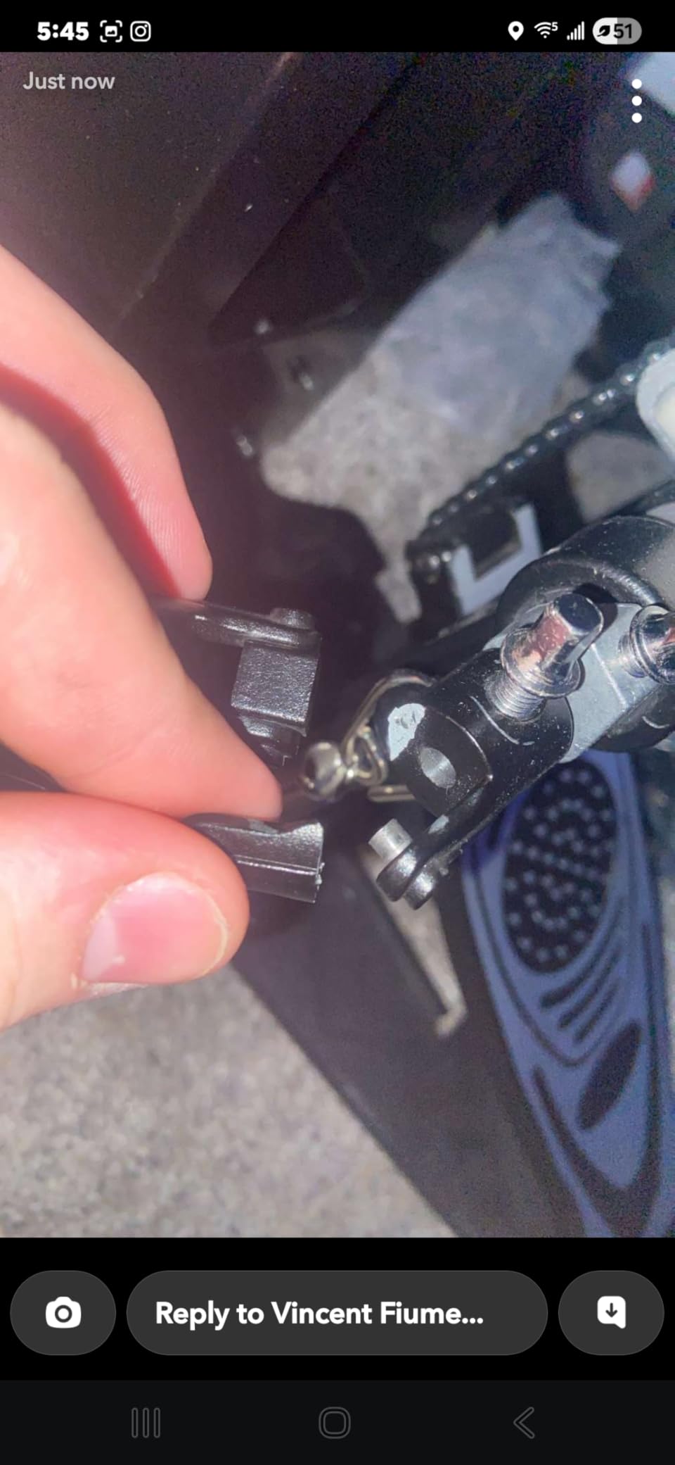 Double Bass Pedal, Double Chain Double Bass Drum Pedals, Double Kick Drum Pedal with Patch Suit for Kick Drum customer photo 2