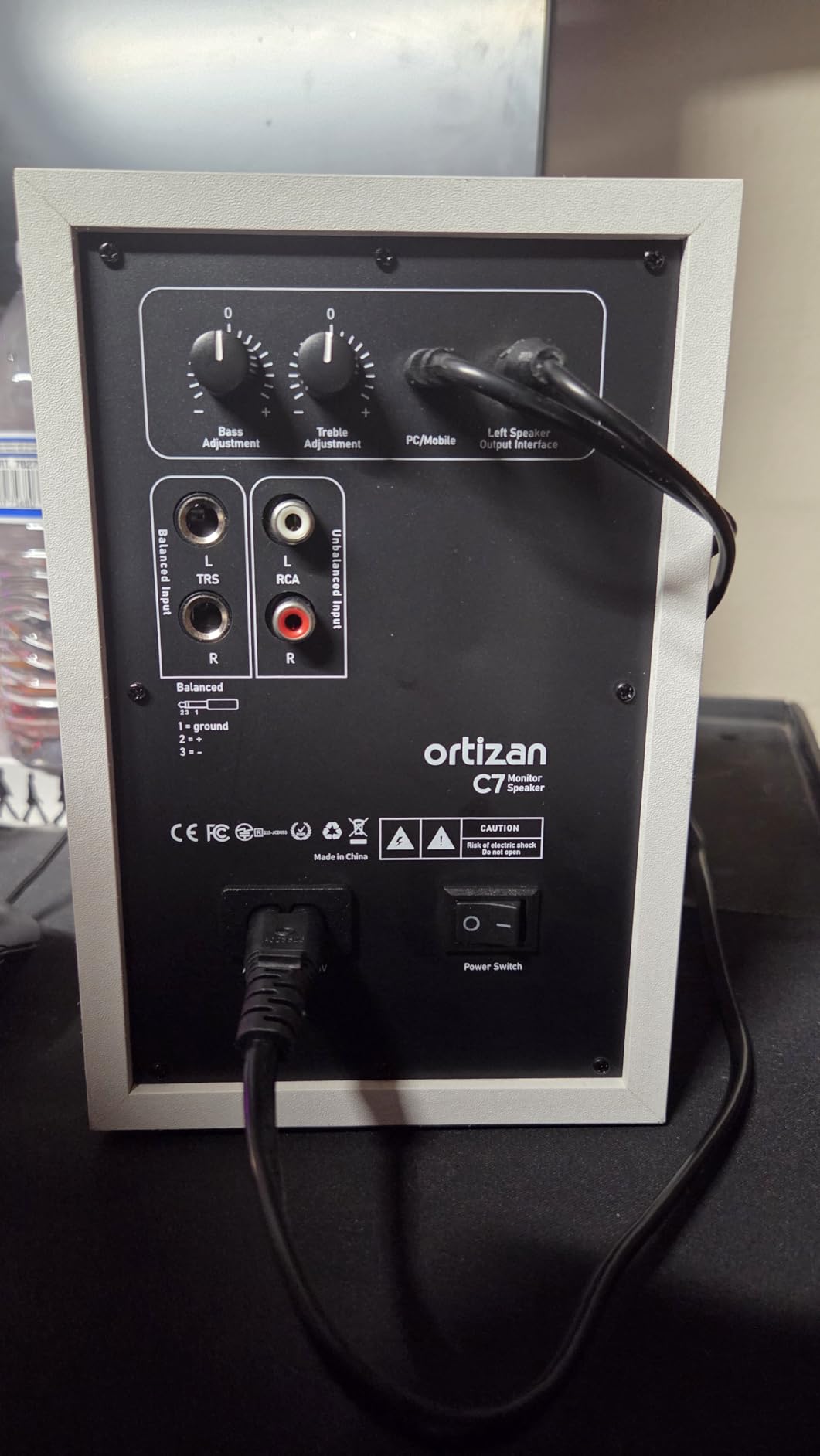 Ortizan C7 Powered Studio Monitors Pair with Bluetooth 5.3 customer photo 1